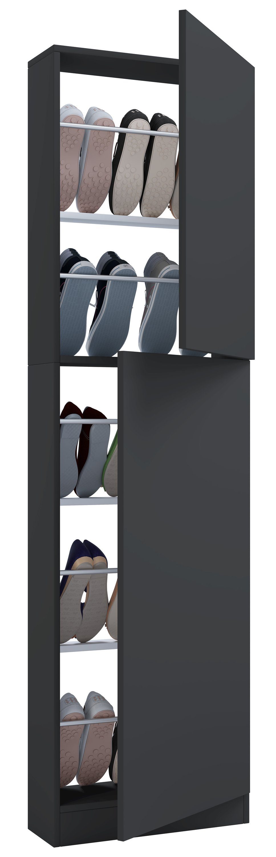 VCM Schuhschrank Holz Schuhschrank Schuhkommode Fulisa günstig online kaufen