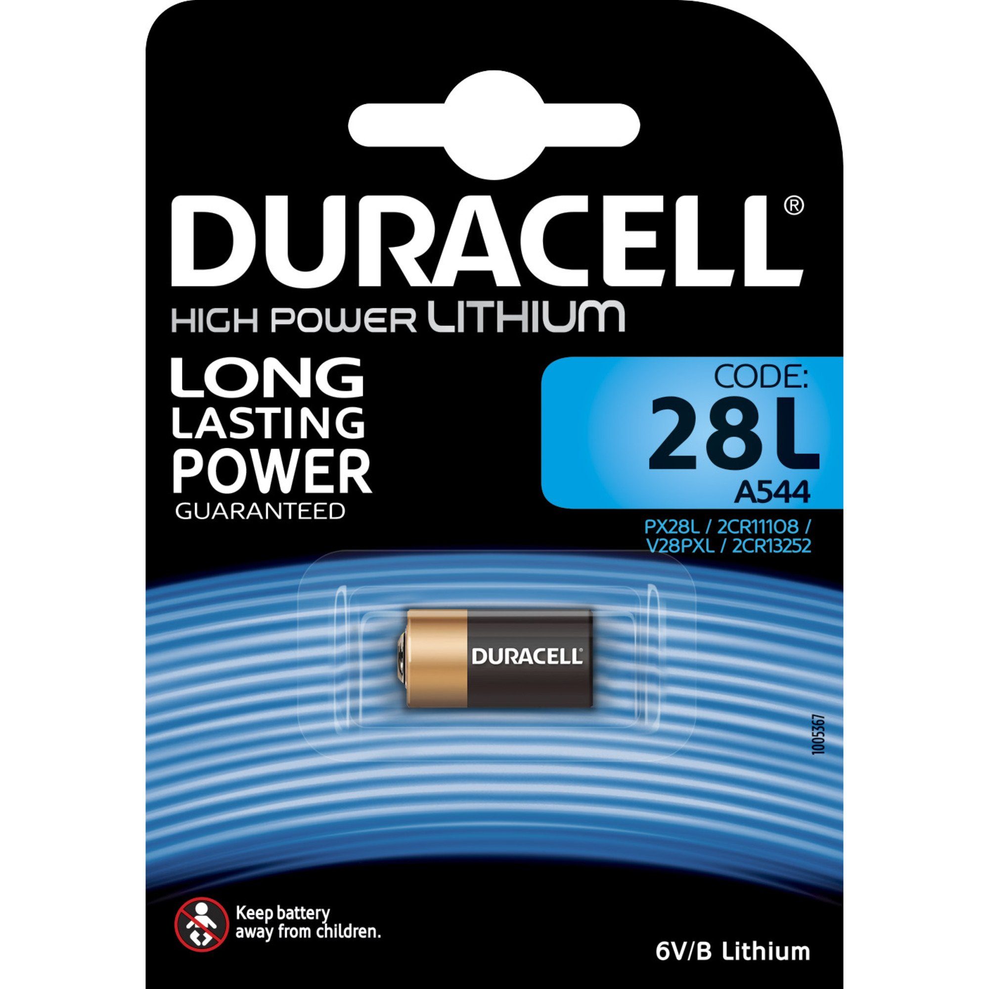 Duracell Duracell Photo, Batterie, (1 Stück, PX28L) Batterie