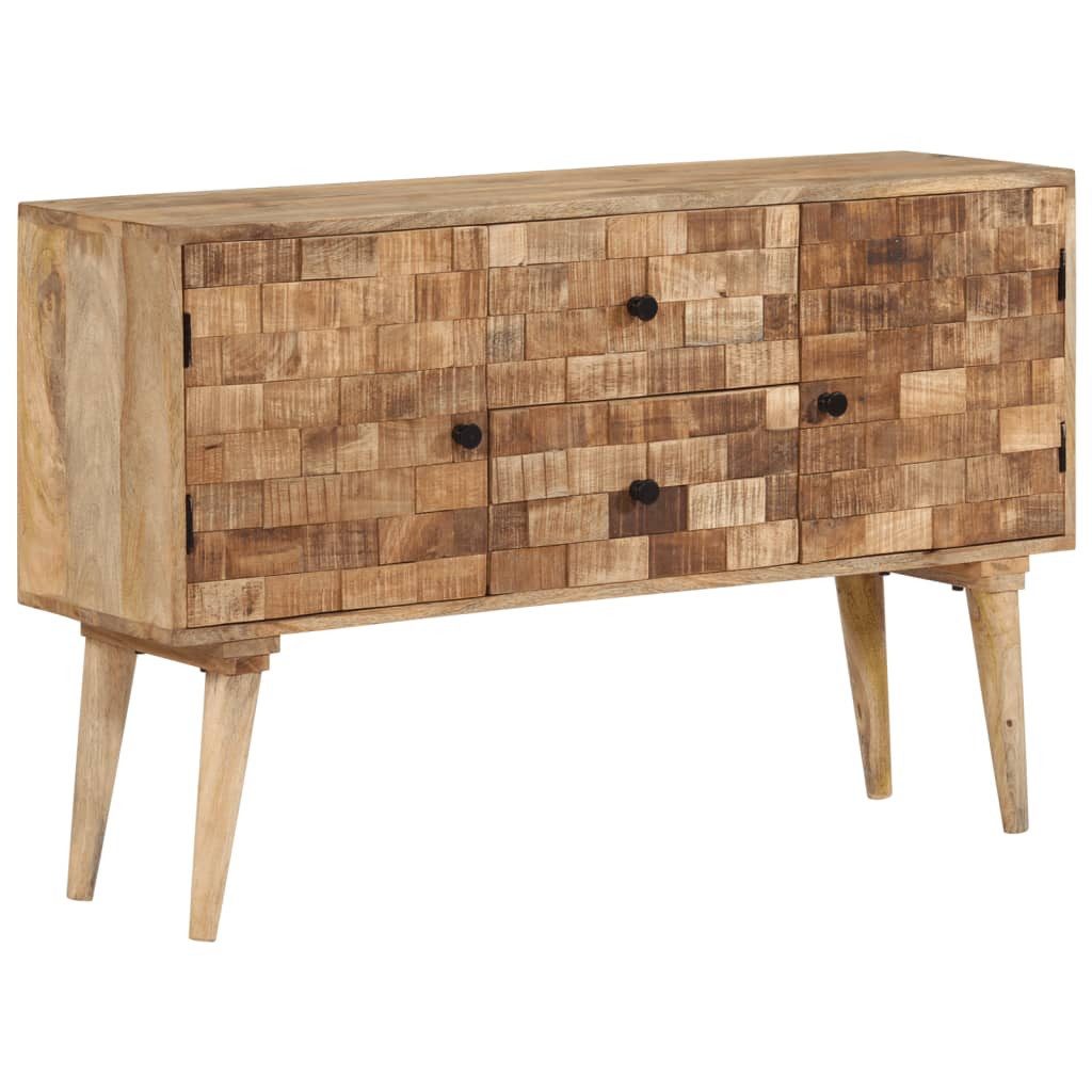vidaXL Schuhschrank Sideboard 110x30x70 cm Massivholz (1-St)