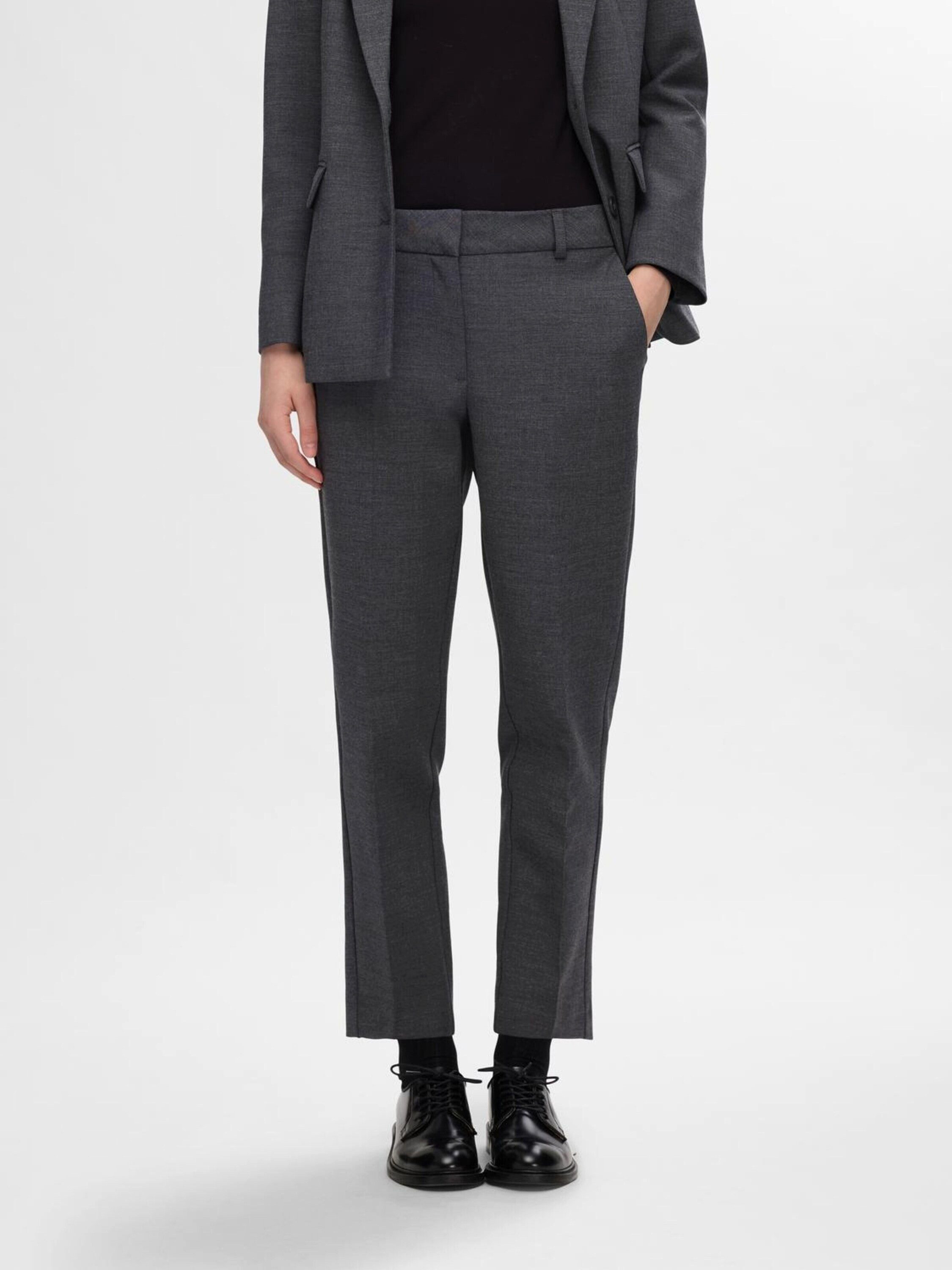 Selected Bügelfaltenhose Rita-Ria (1-tlg) Falten