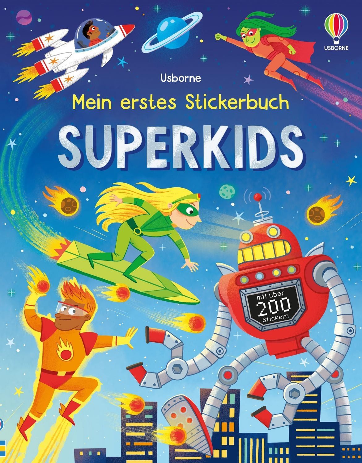 Mein erstes Stickerbuch: Superkids / diverse