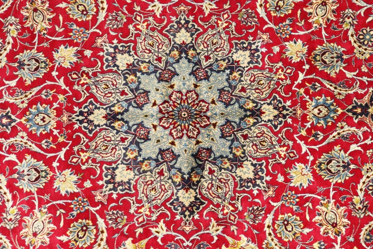 Handgeknüpfter Trading, Isfahan Nain 6 mm Orientteppich Orientteppich, Seidenkette Höhe: 199x316 rechteckig,