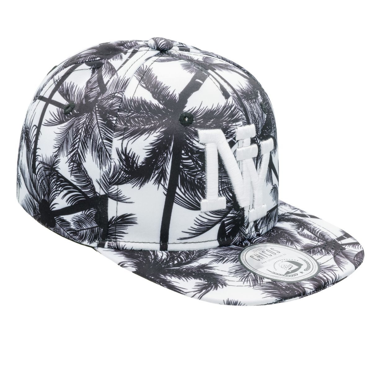 NY Palm Black White