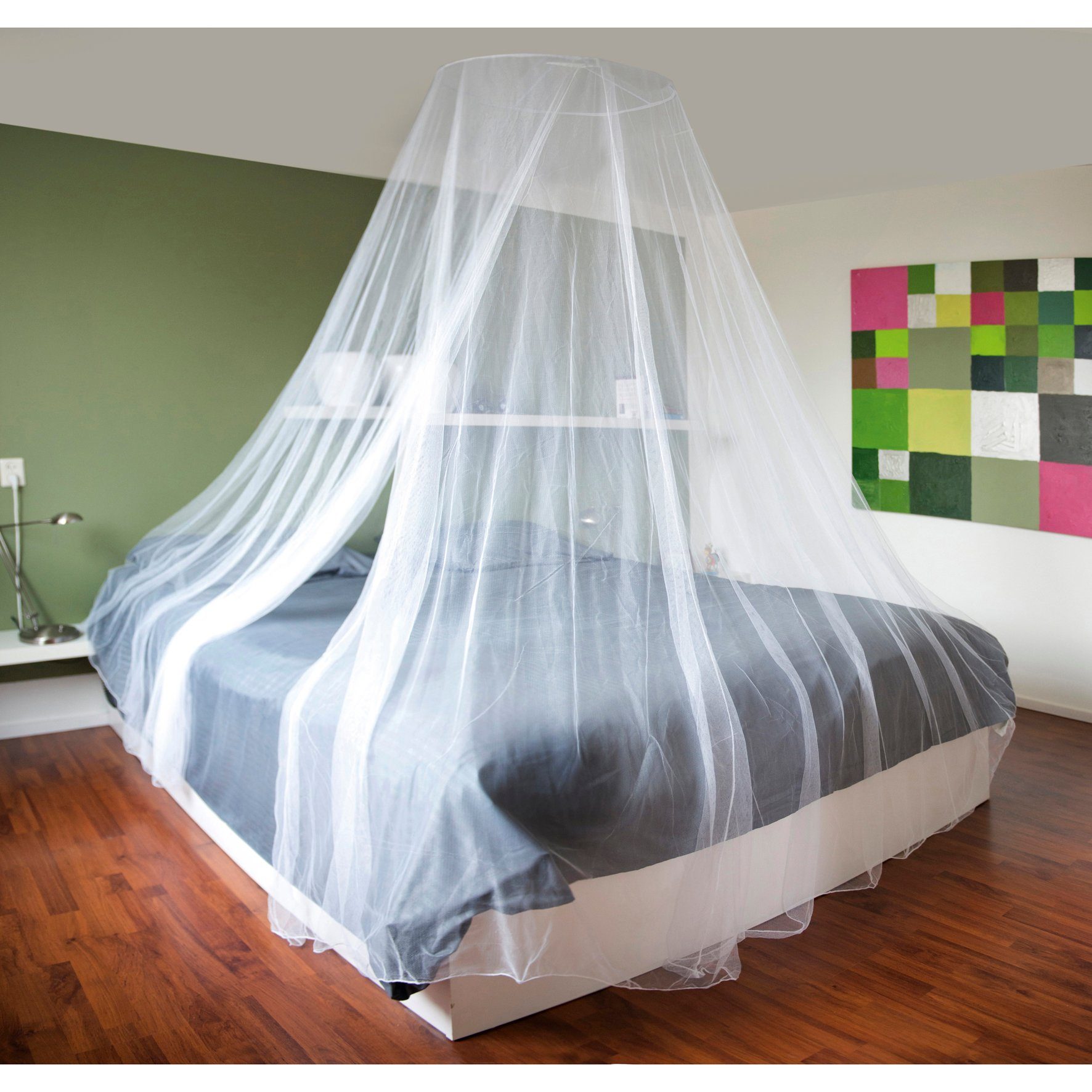Schutznetz XXL Moskitonetz 60x250x1200cm Fliegennetz Doppelbett