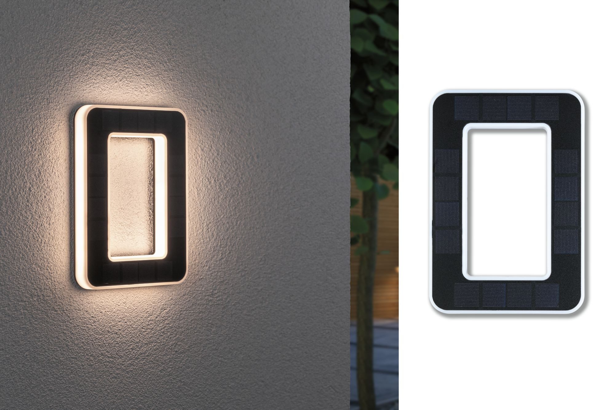 Paulmann LED Außen-Wandleuchte 79851, im Lieferumfang enthalten, Kunststoff