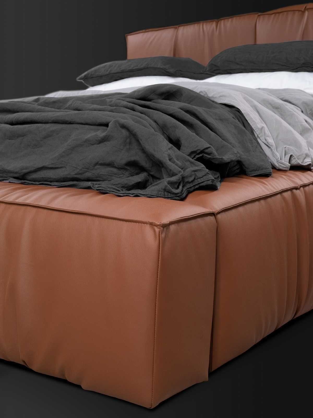 Luxus JVmoebel 1x Bett Design Möbel Bett (1-tlg., Polsterbett in Betten 180x200cm Bett), Europa Hotel Made Kunstleder