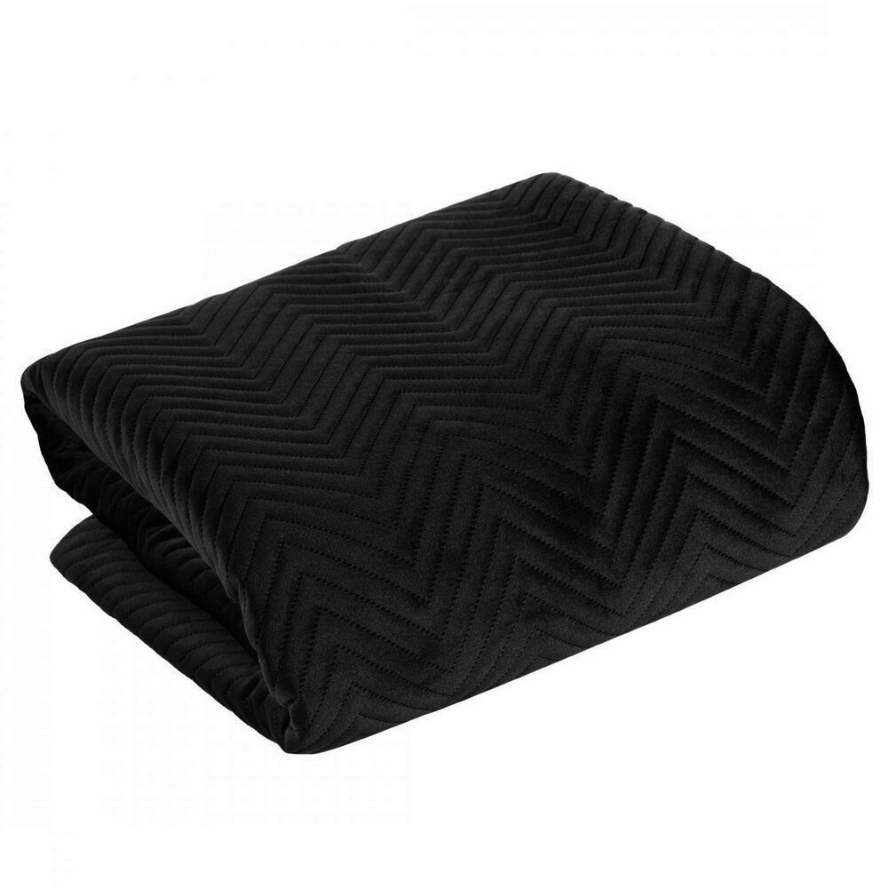 Eurofirany Bettüberwurf SOFIA zweiseitige Steppdecke hochwertige Allzweckdecke L XL XXL, Elegante Tagesdecke Velvet Sesseldecke Sofadecke Überwurf Samt
