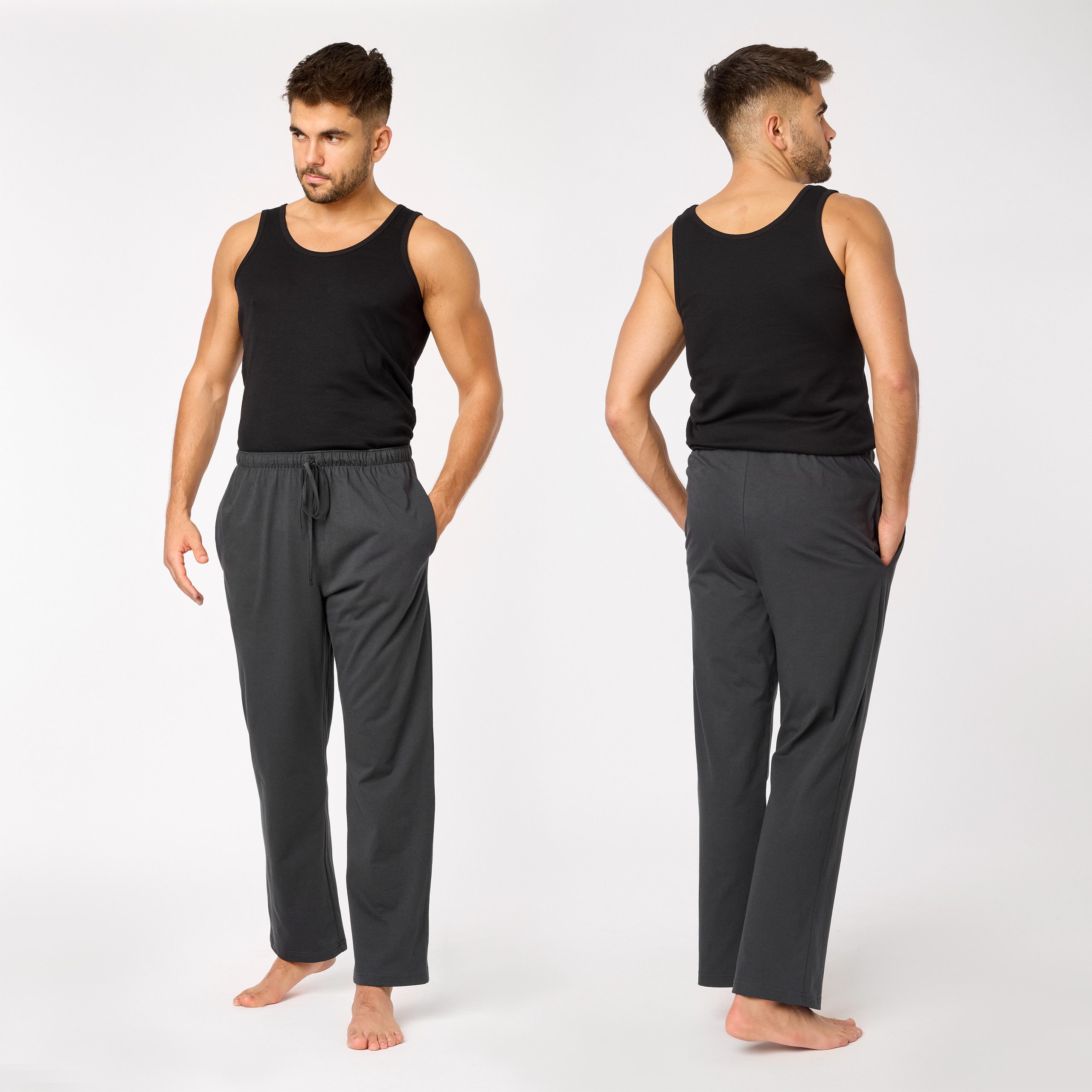 Timone Pyjamashorts Herren Schlafanzugshose Pyjamahose TPP-002 (1-tlg) – Bild 3 von 5