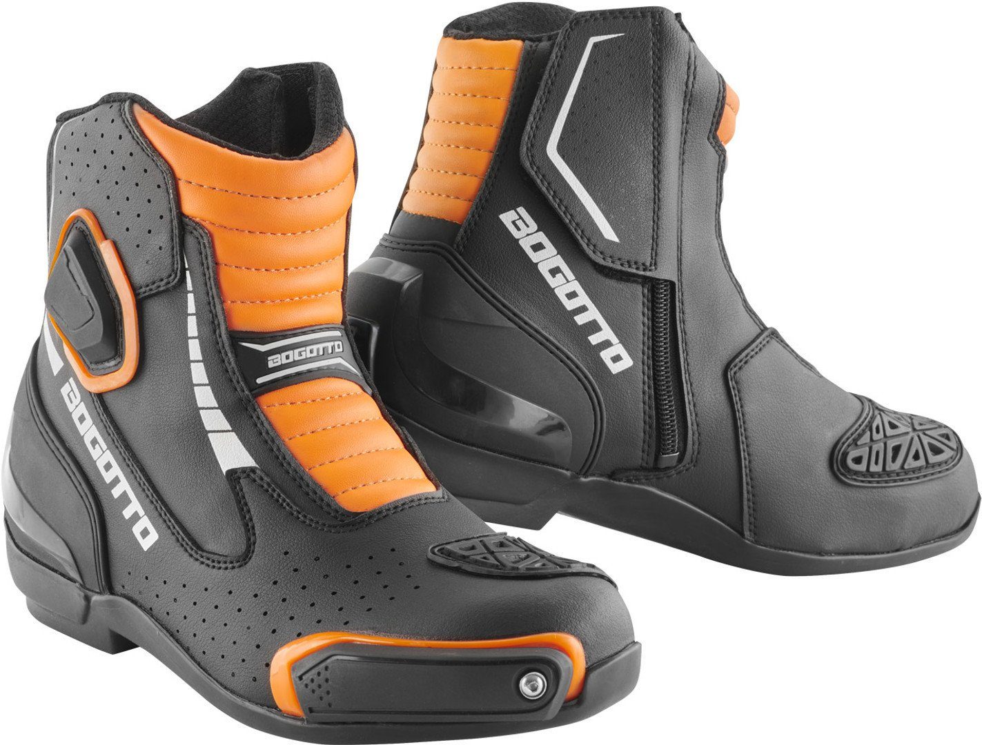 Bogotto Cartagena perforierte Motorrad Stiefel Motorradstiefel Perforiert