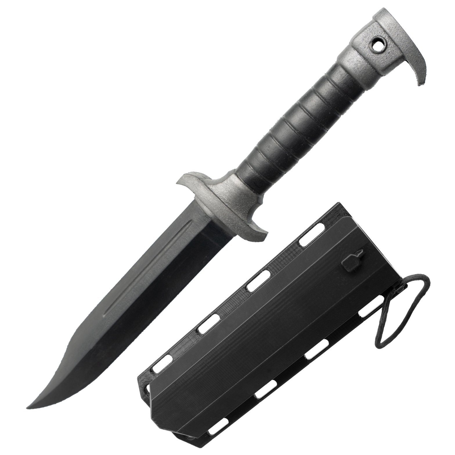 Blasterparts Ripley Polsterwaffe mit taktischer Messerscheide, Das Set aus kernlosem Ripley Schaumstoff-Messer und taktischer 3D-Druc
