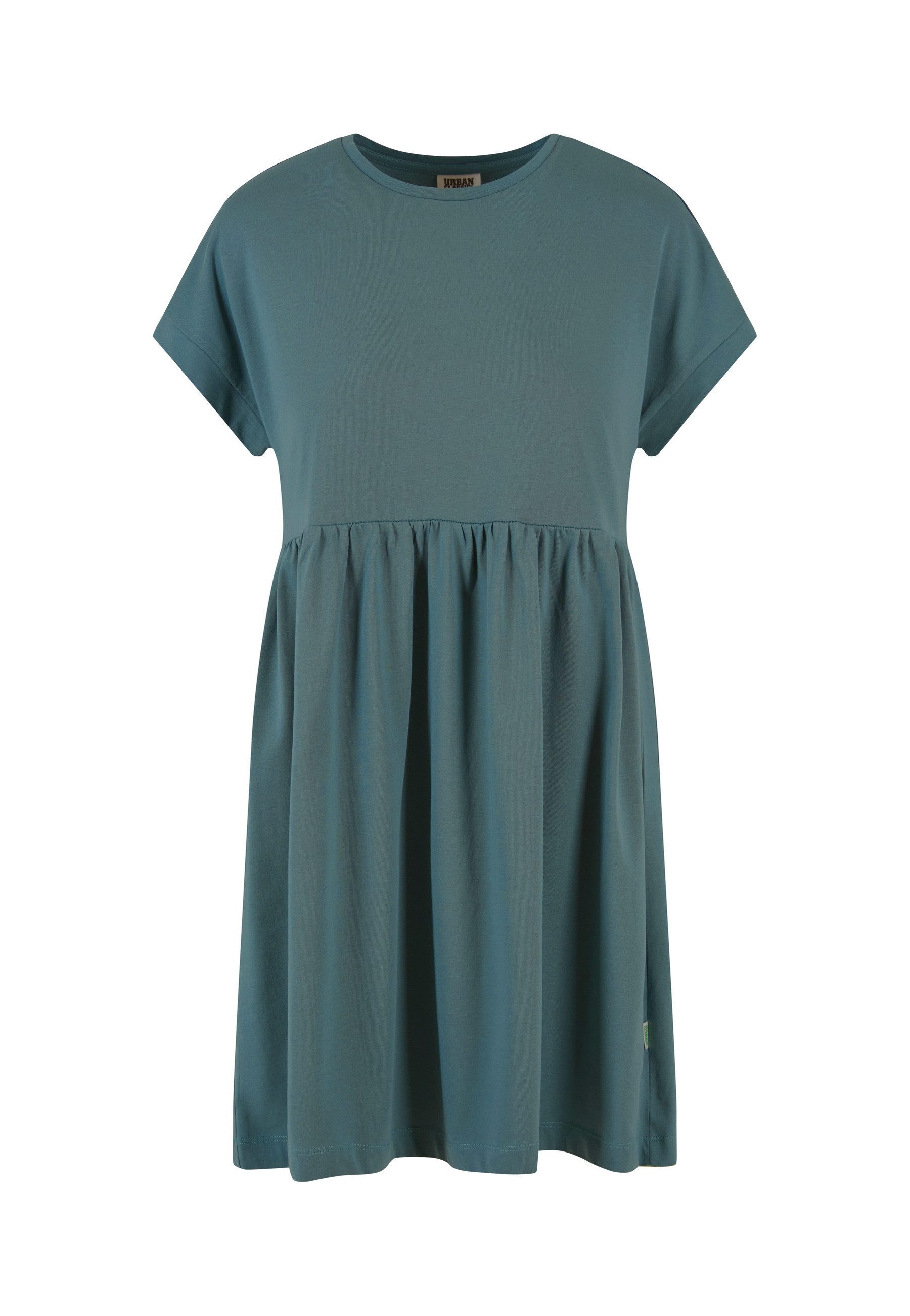 Urban Classics A-Linien-Kleid Urban Classics Damen Ladies Organic Empire Valance Tee Dress (1-tlg)