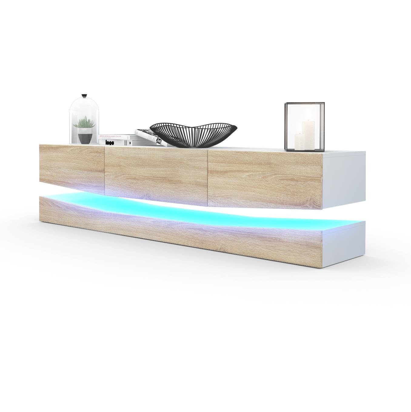 Vladon Lowboard City (TV-Kommode mit Sockelelement, günstig online kaufen