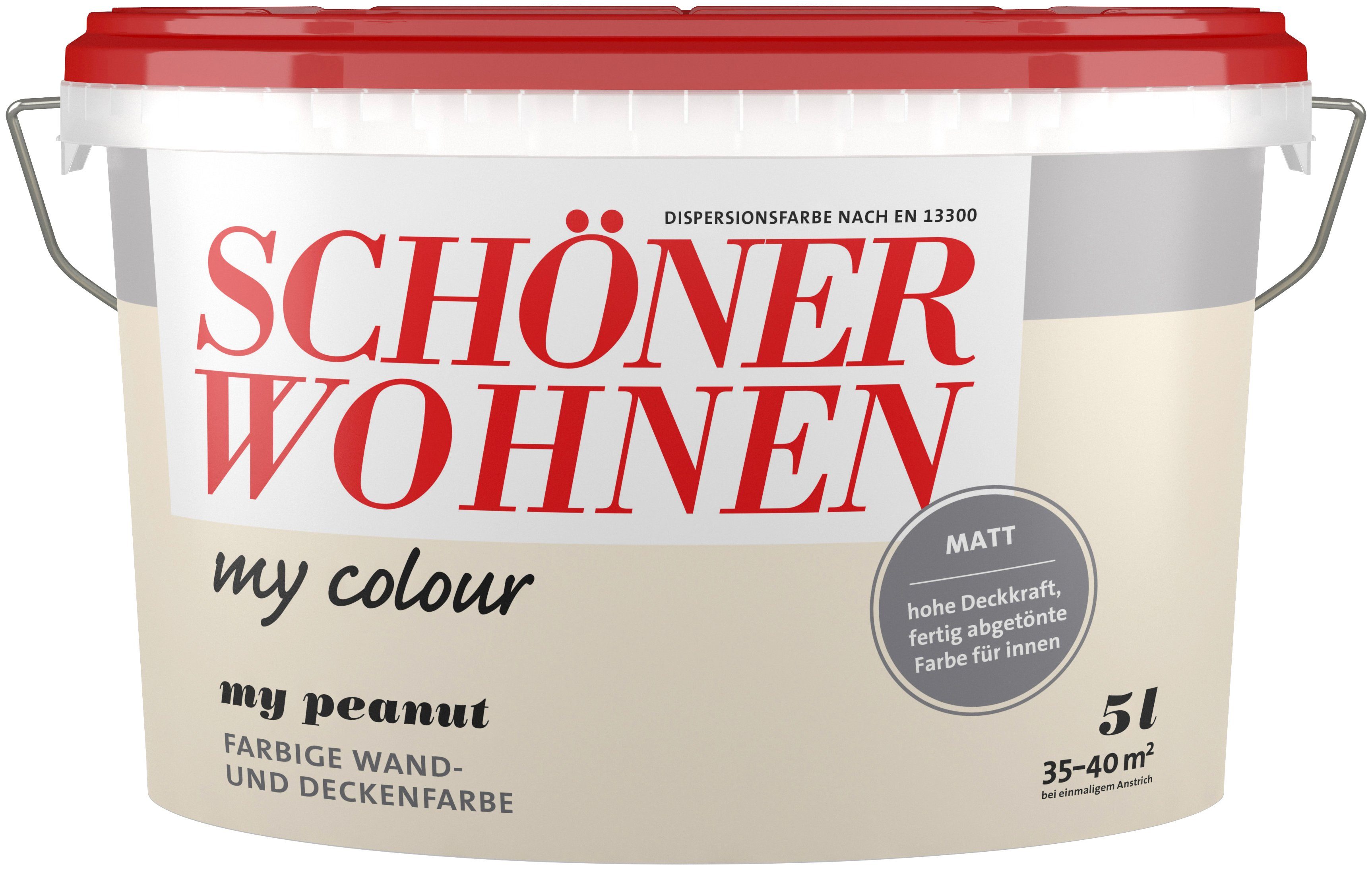 SCHÖNER WOHNEN FARBE Wand- und Deckenfarbe my colour, matt, leicht zu verarbeitende Innenfarbe