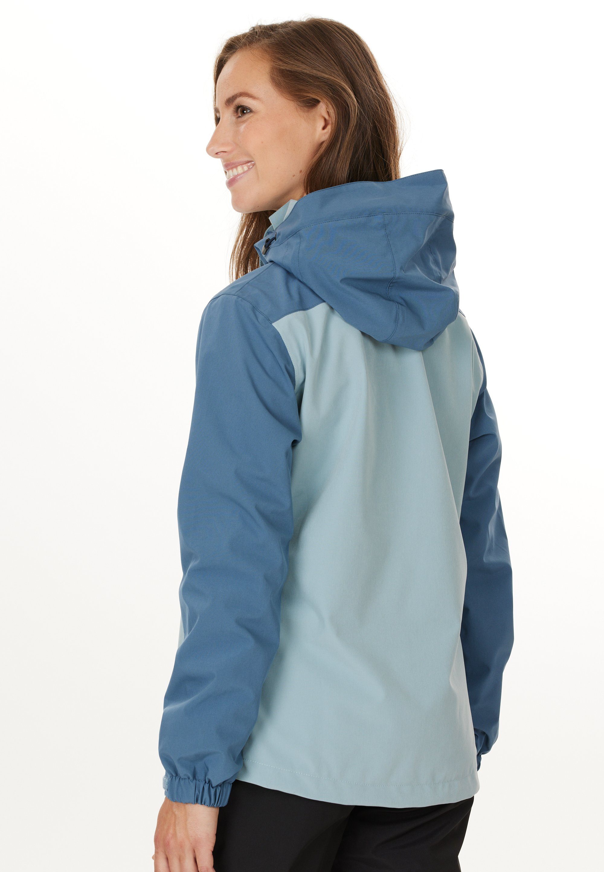 Outdoorjacke mit Beschichtung W-PRO15000 frostblau wasserdichter REPORT WEATHER CAMELIA