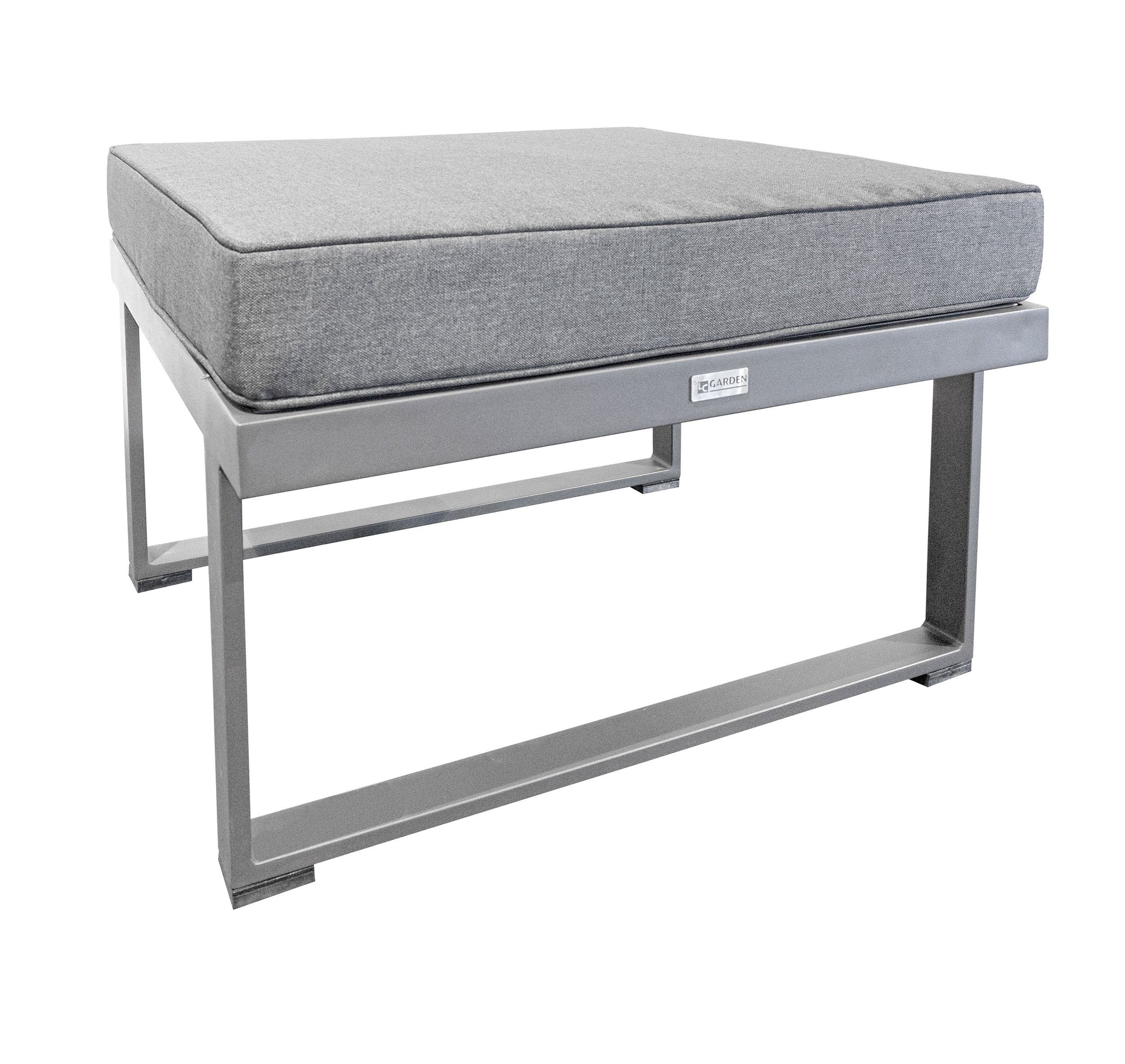 LC Garden Gartentisch LC Garden »Bondino« Living Loungetisch silber 70x70x48cm Aluminium