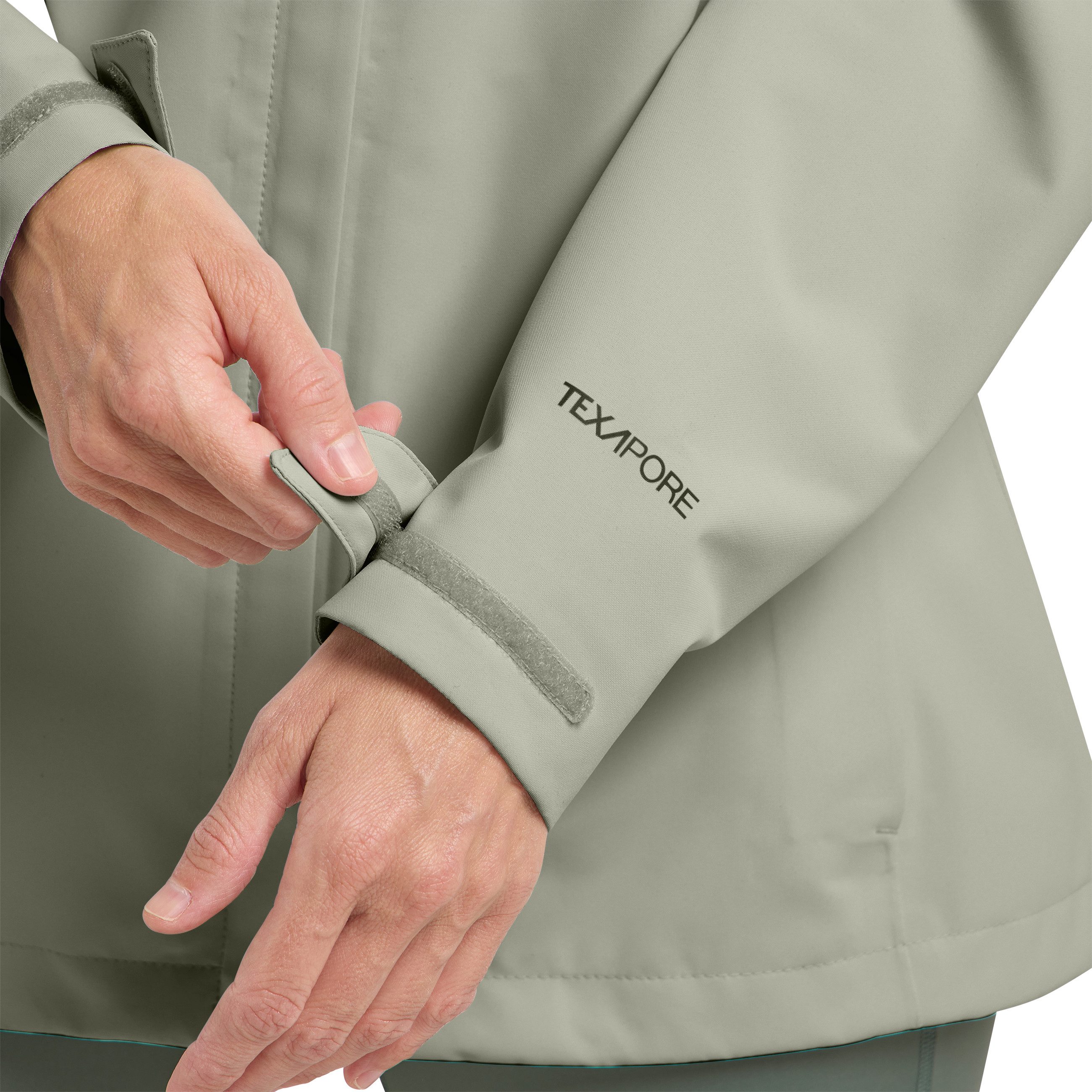 Jack Wolfskin Outdoorjacke TRAILTIME 2L JKT W Wasserdicht, winddicht, atmungsaktiv, Übergangsjacke
