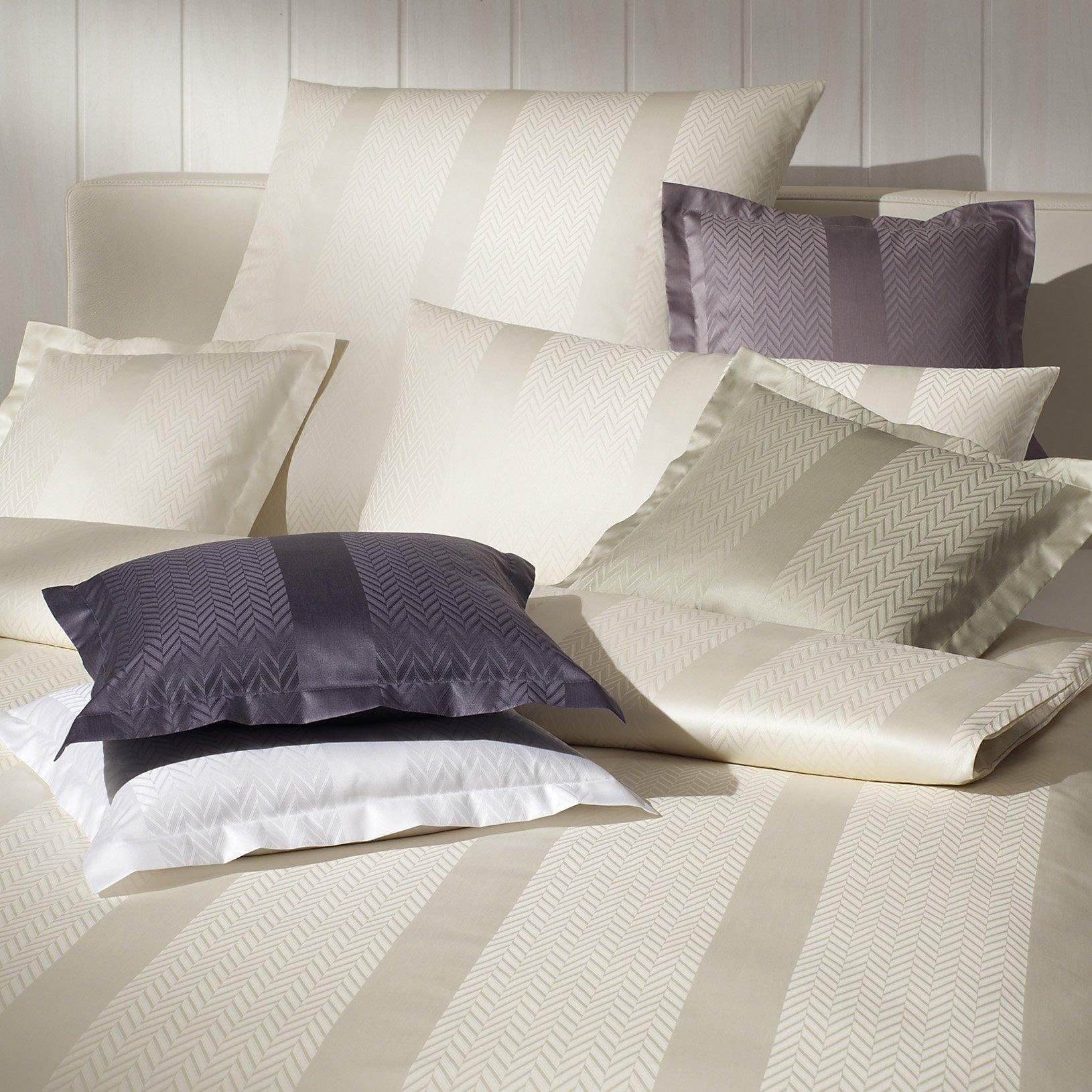 Elegante Bettwäsche Metropolis, Mako-Satin, 2 teilig, mit Streifen