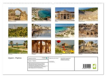 CALVENDO Wandkalender Zypern - Paphos (Premium, hochwertiger DIN A2 Wandkalender 2023, Kunstdruck in Hochglanz)