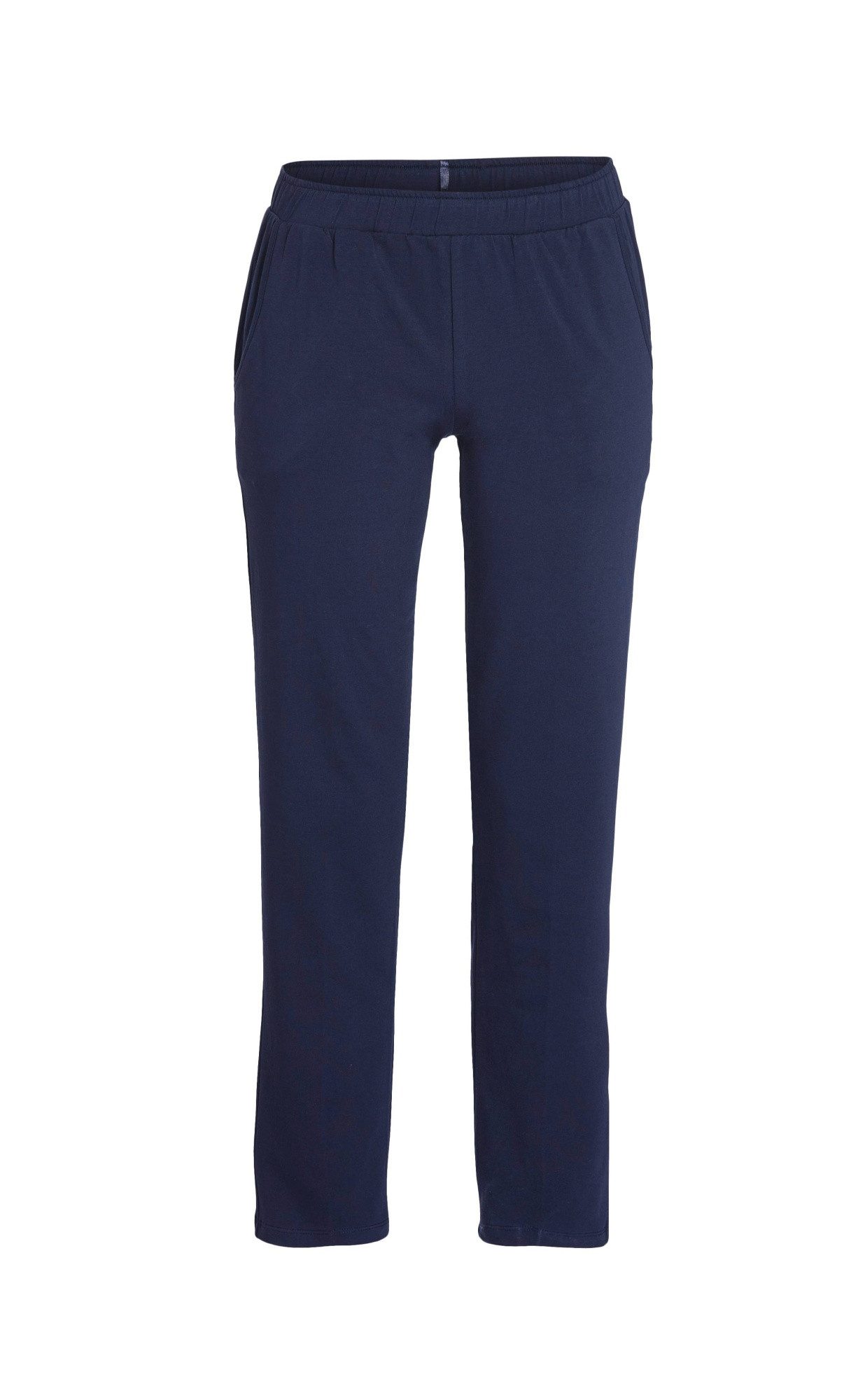 Ringella Pyjamahose unifarben mit seitlichen Eingrifftaschen