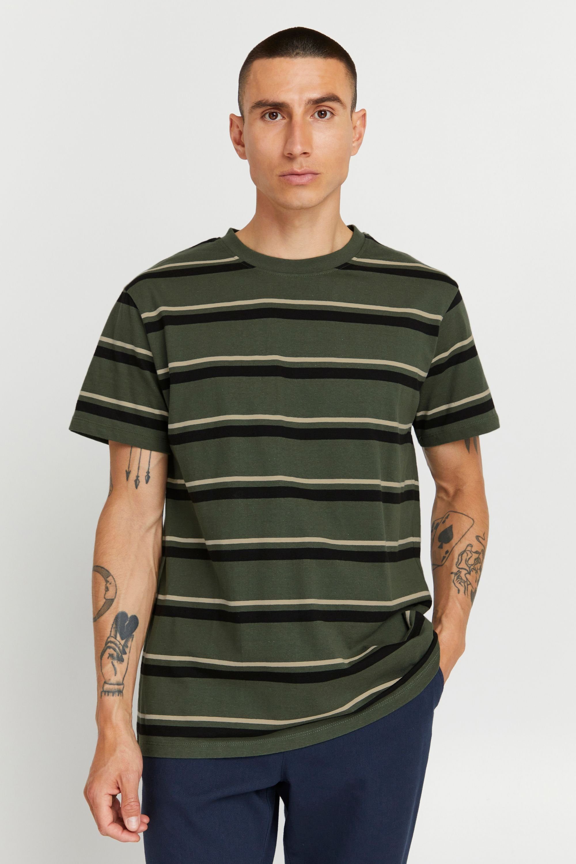 !Solid T-Shirt SDVicente SS4 21107189 Thyme (190309)