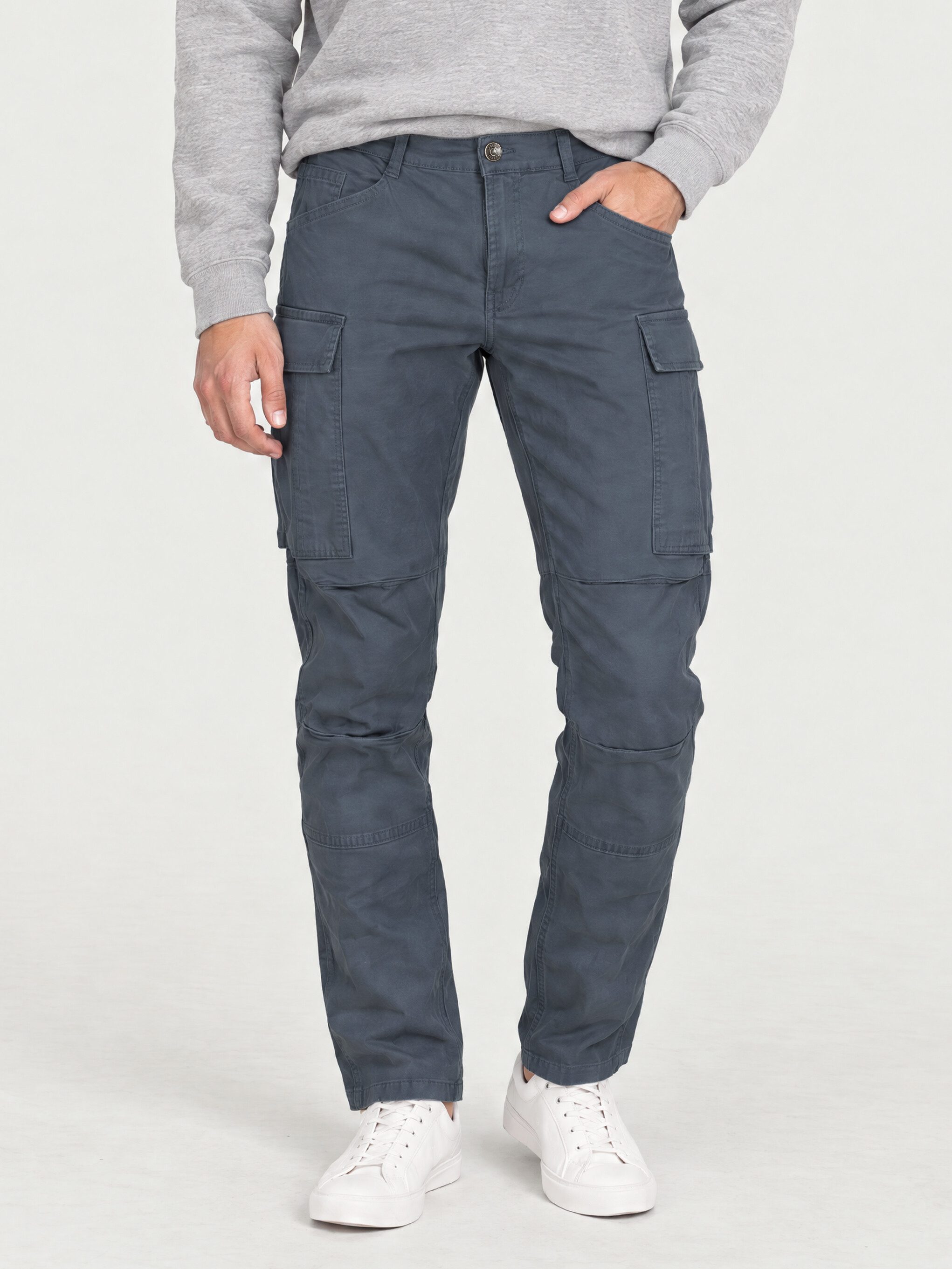 Yazubi Cargohose elegante Cargo Chino mit Stretch Slim Fit Herren Hosen für Männer, Cargohosen & Cargopants, 7 Taschen
