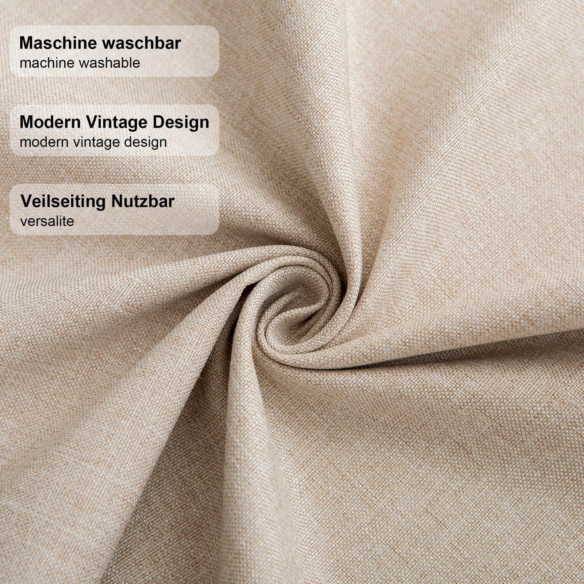 Simurq Tischläufer Modern Outdoor - Indoor Abwaschbar, (Table Runner Tischband, Pflegeleicht & fleckenabweisend Läufer) – Bild 4 von 5