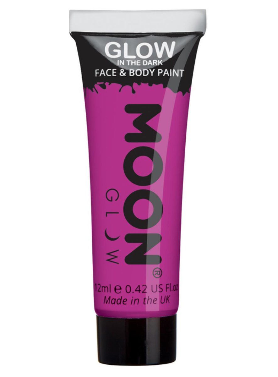 Theaterschminke Moon Glow – Glow in the Dark Schminktube lila