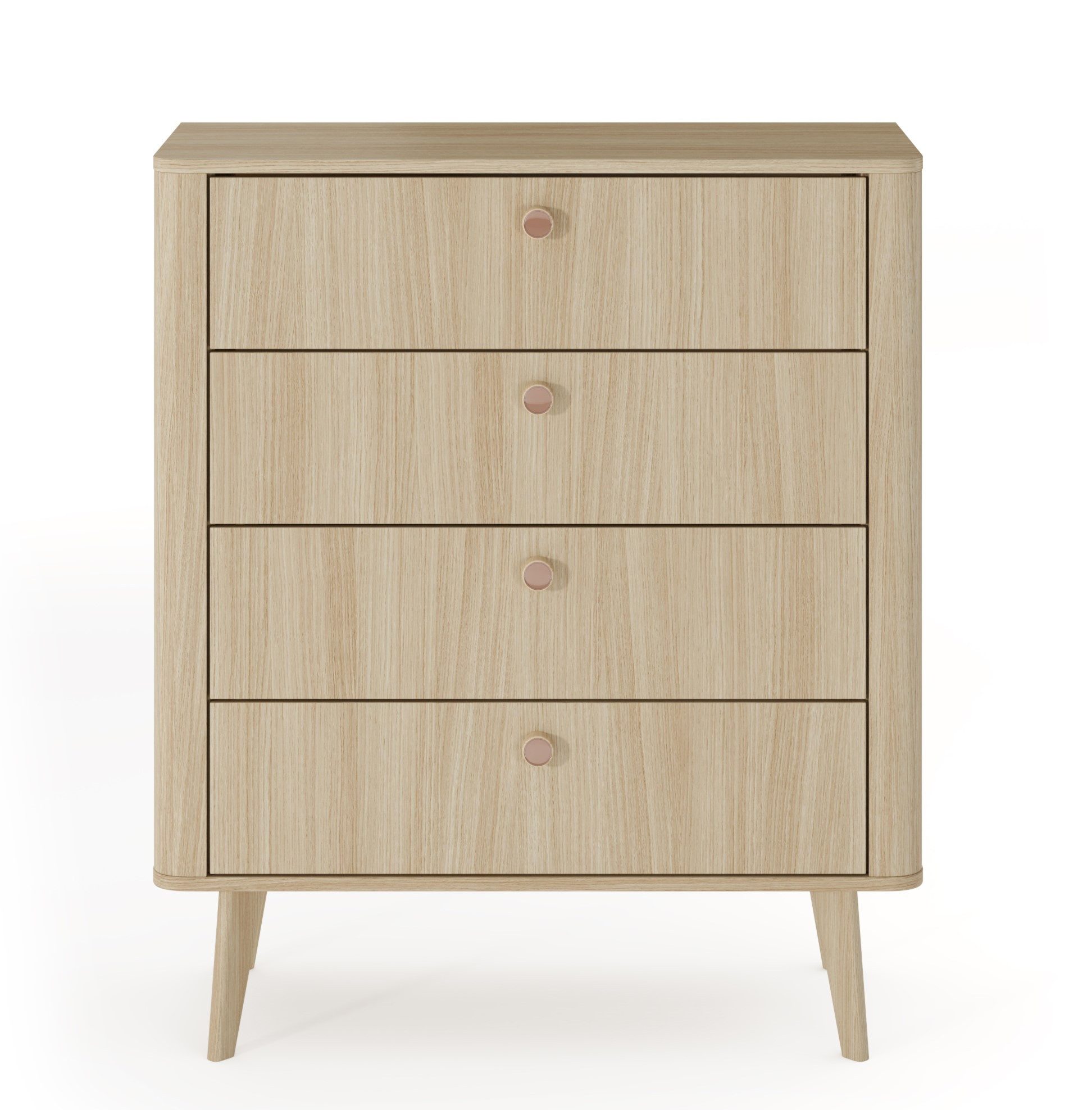 99rooms Kommode Luna (Sideboard, Highboard), Modern Design, mit viel Stauraum, 4 Schubladen