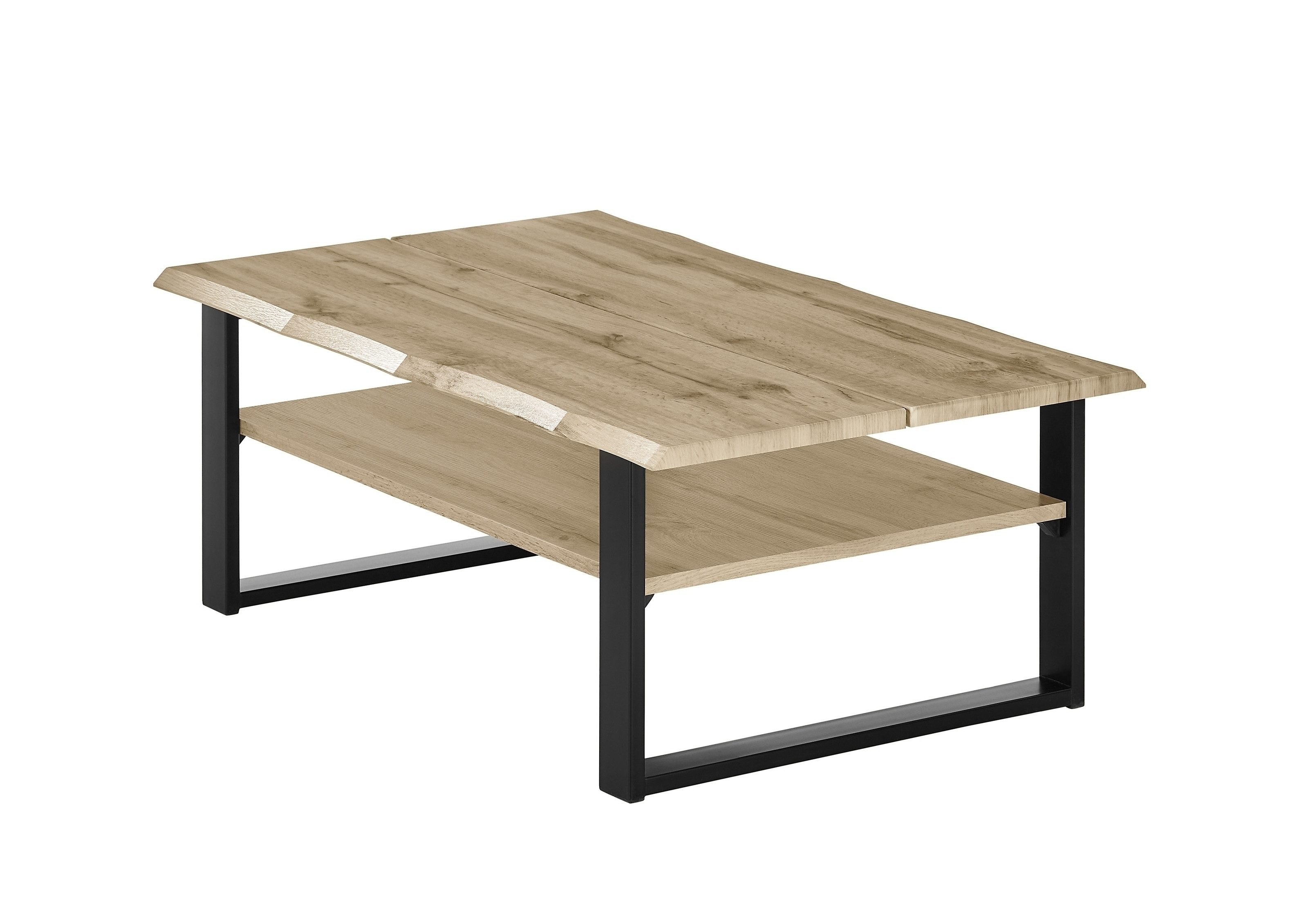 Stolkom Sp.z.o.o. Couchtisch in Wotan Eiche Dekor, MDF - 107x40x66cm (BxHxT)