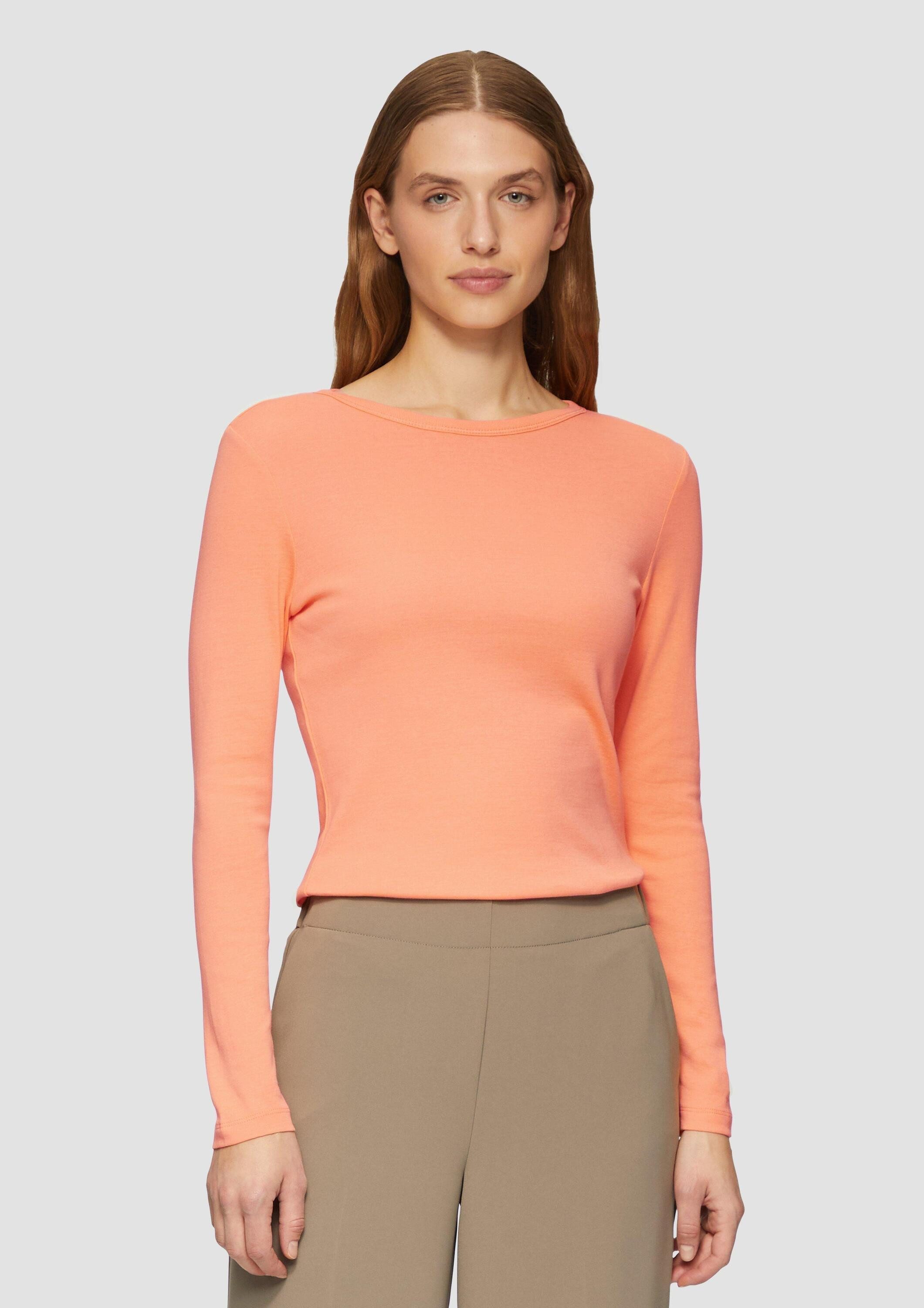 s.Oliver Langarmshirt T-Shirt Elastisches Longsleeve mit günstig online kaufen