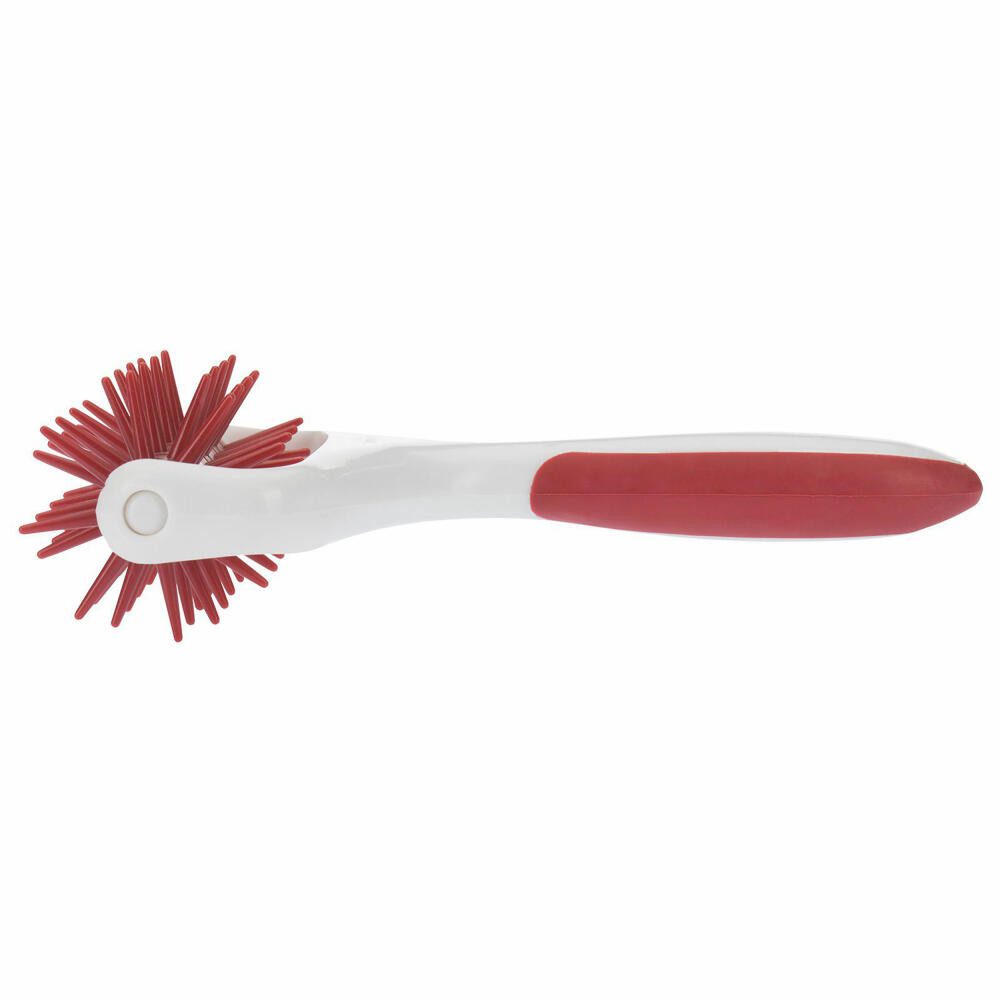 WESTMARK Teigschneider Stipproller, Länge: 20 cm, Kunststoff, Weiß/Rot