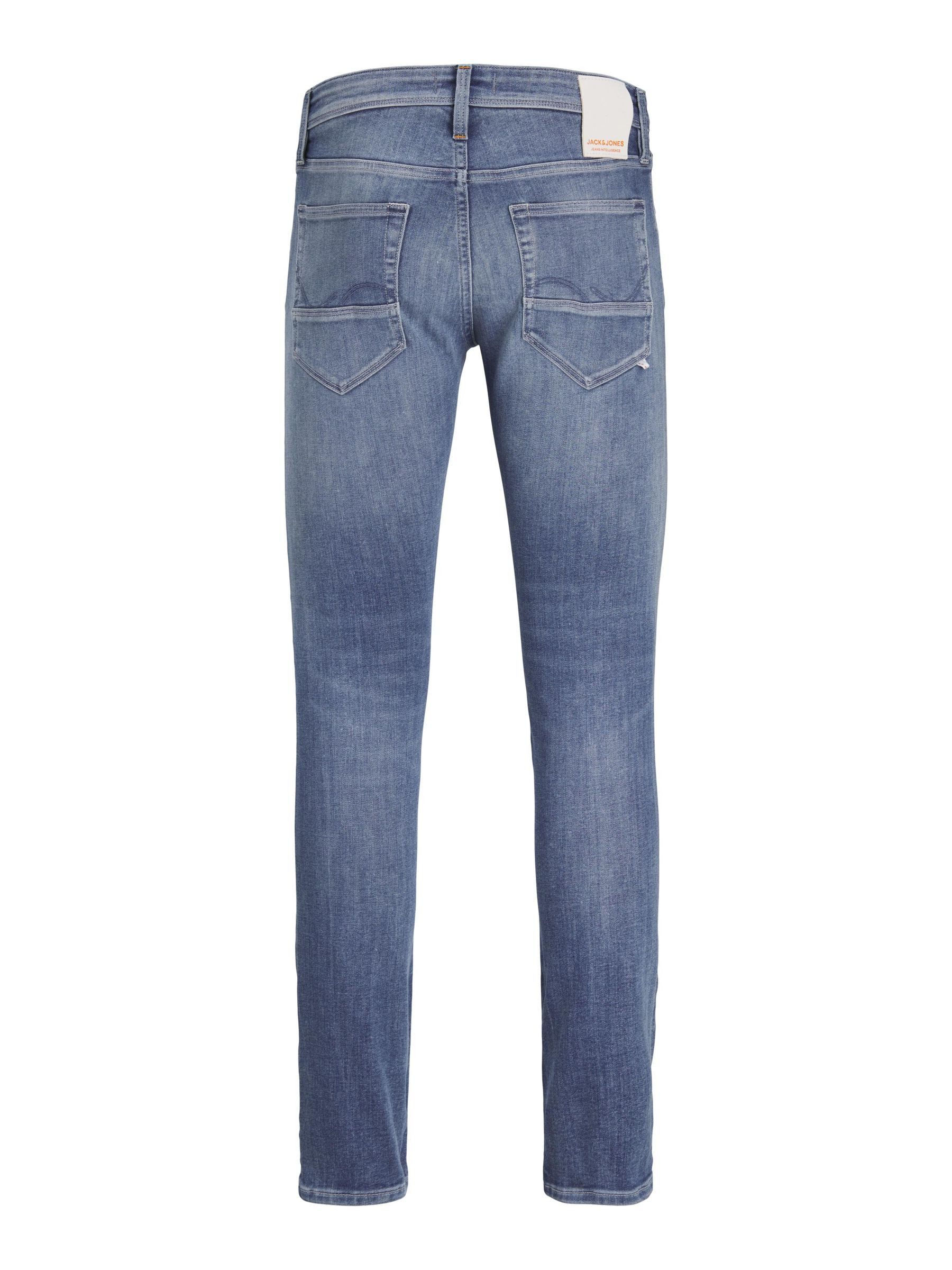 Jack & Jones Slim-fit-Jeans JJIGLENN – Jeans mit Stretch, niedriger Leibhöhe und Taschen Baumwollmischung, slim fit – Bild 5 von 5