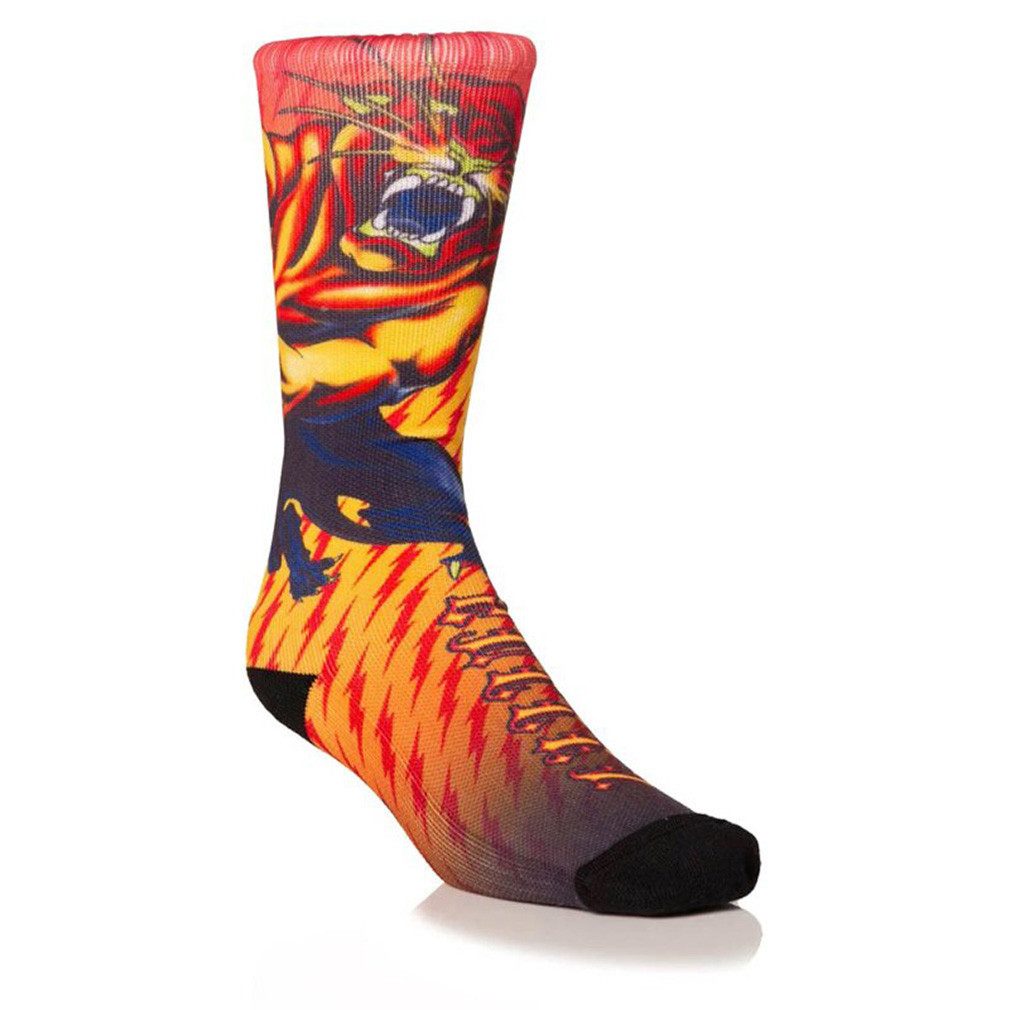 Sullen Clothing Freizeitsocken Eneko Panther Strümpfe Art Collective Tattoo Flammen