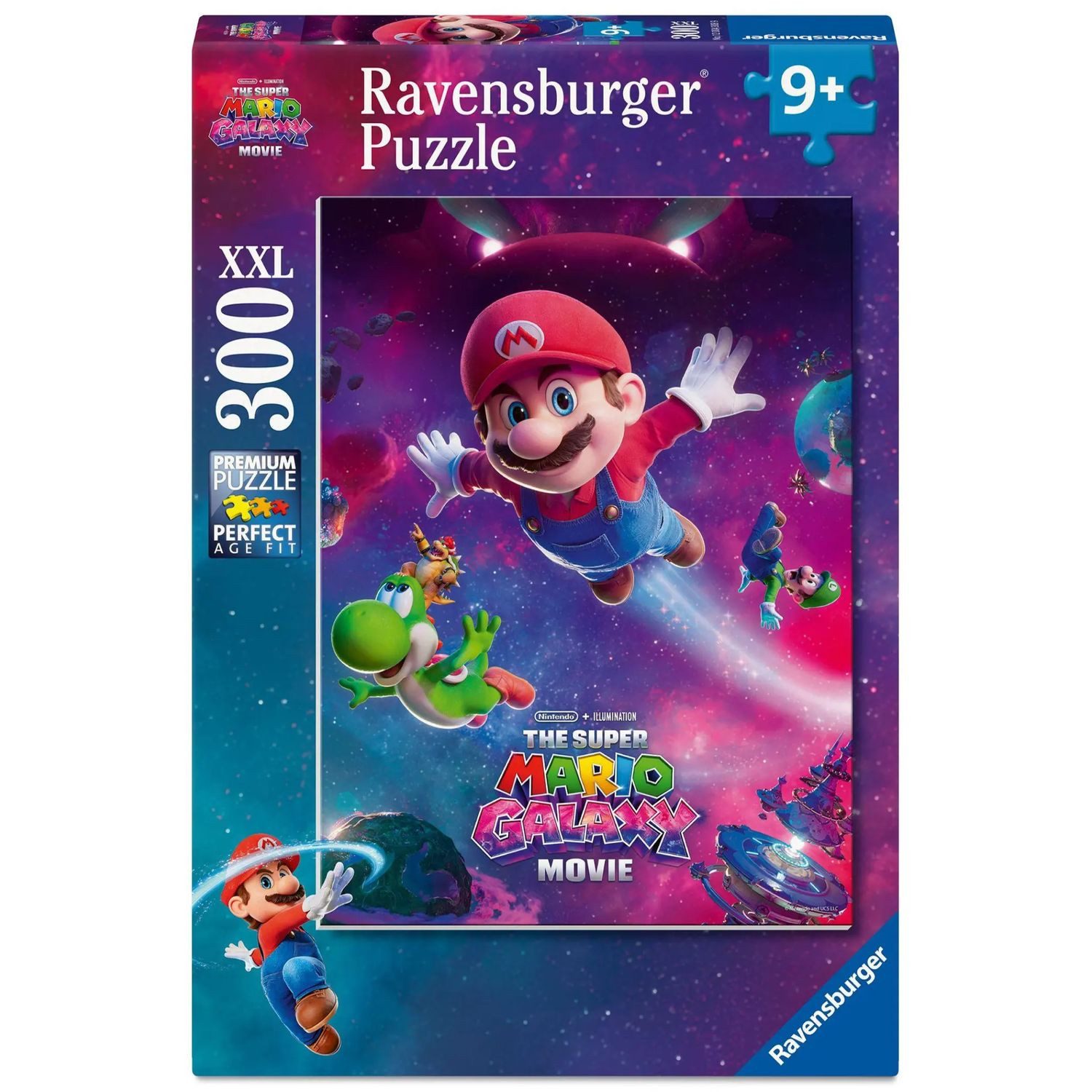 Ravensburger Puzzle Kinderpuzzle 300 XXL Teile - Neue Abenteuer von Super Mario, 200 Puzzleteile