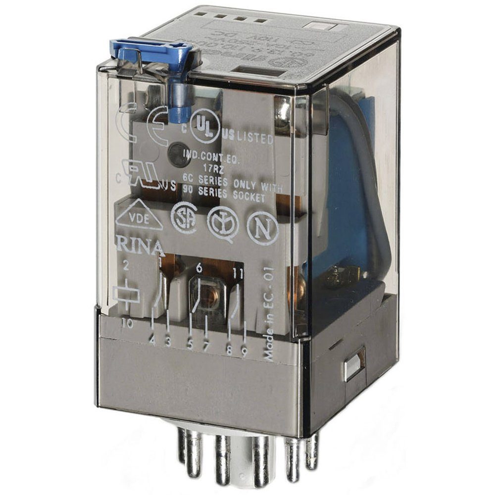 Zeitrelais Finder 60.13.9.048.0040 Steckrelais 48 V/DC 10 A 3 Wechsler 1 St.