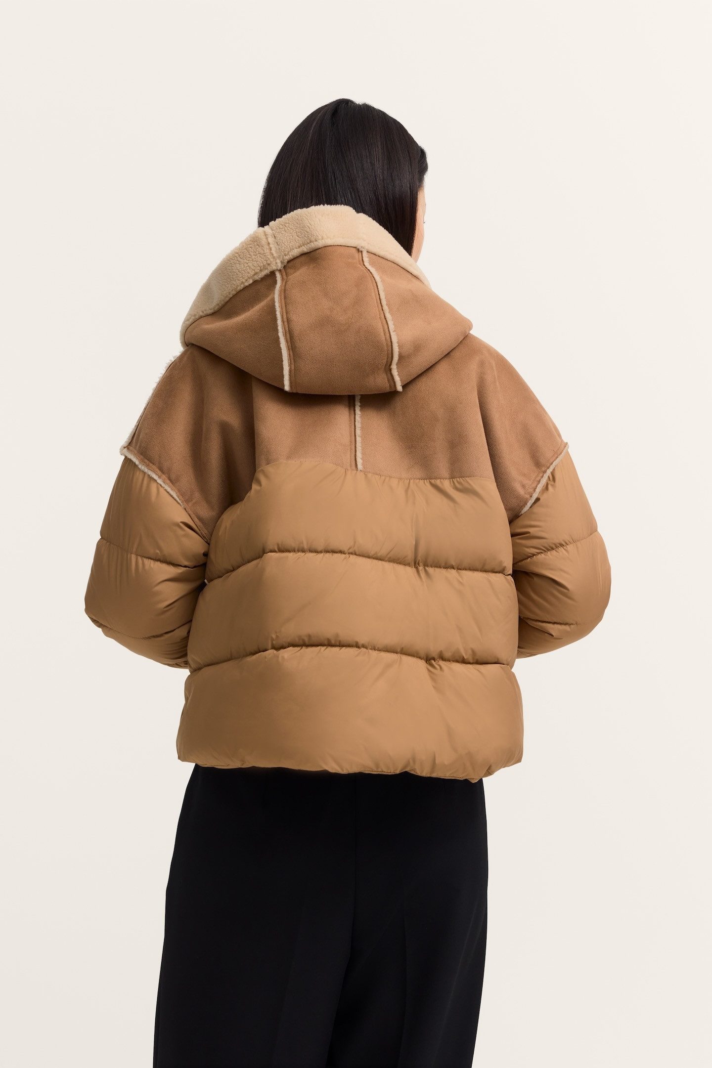 bugatti Kurzjacke Regular Fit mit Kapuze und Kunstfell günstig online kaufen