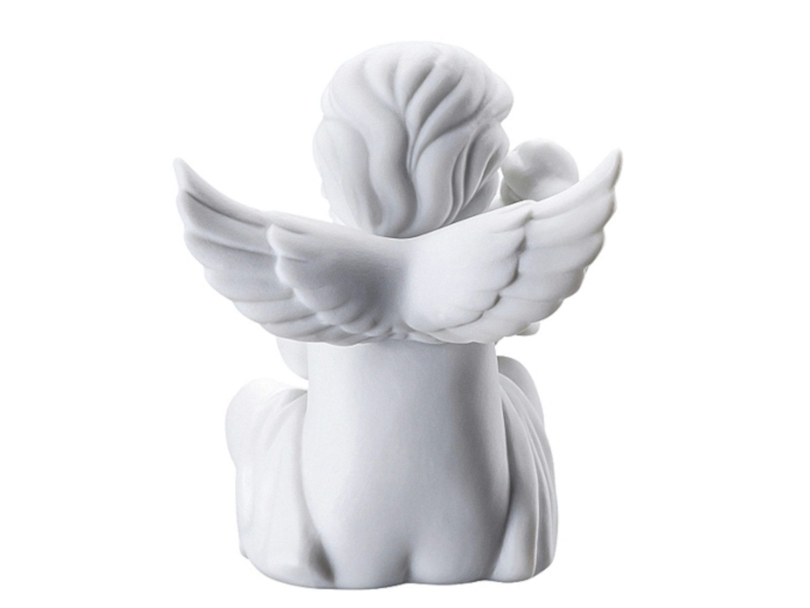 Rosenthal Dekofigur Engel mit Laterne klein Weiss matt 6,5 cm, Figuren