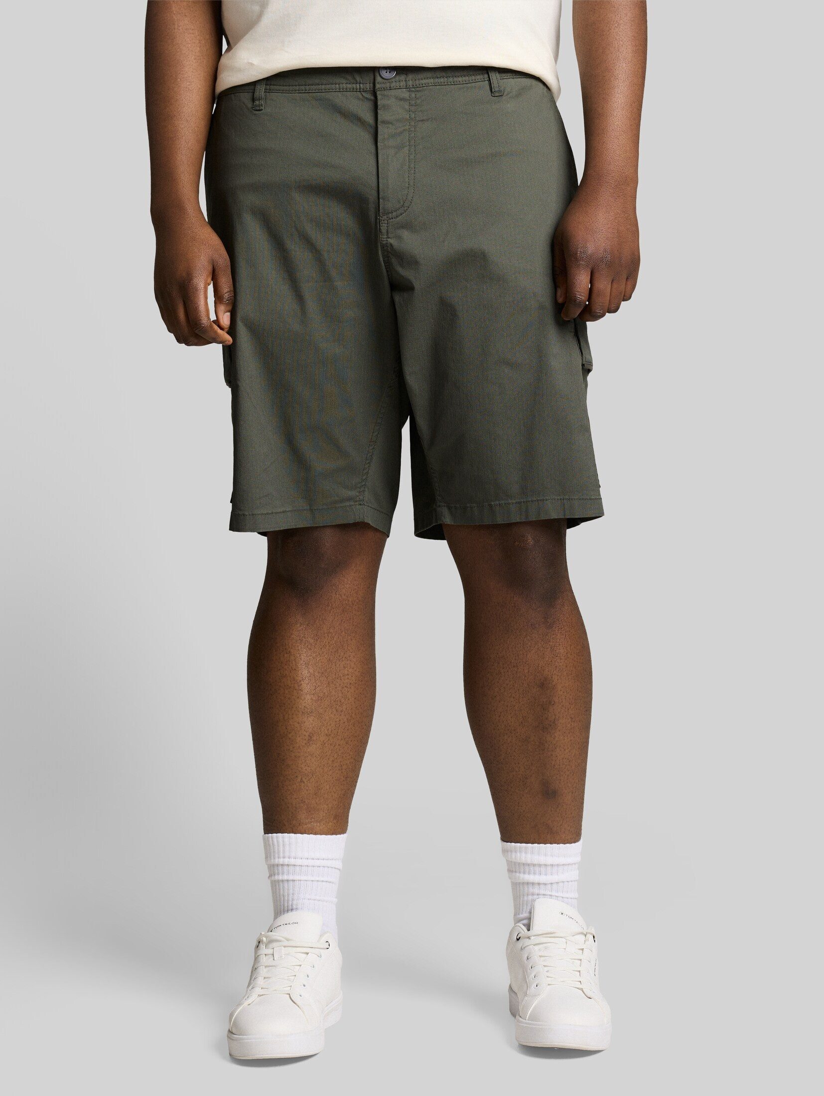 TOM TAILOR PLUS Shorts Hosen & Chino Plus Size - TTPLUS REGULAR Cargo Shorts