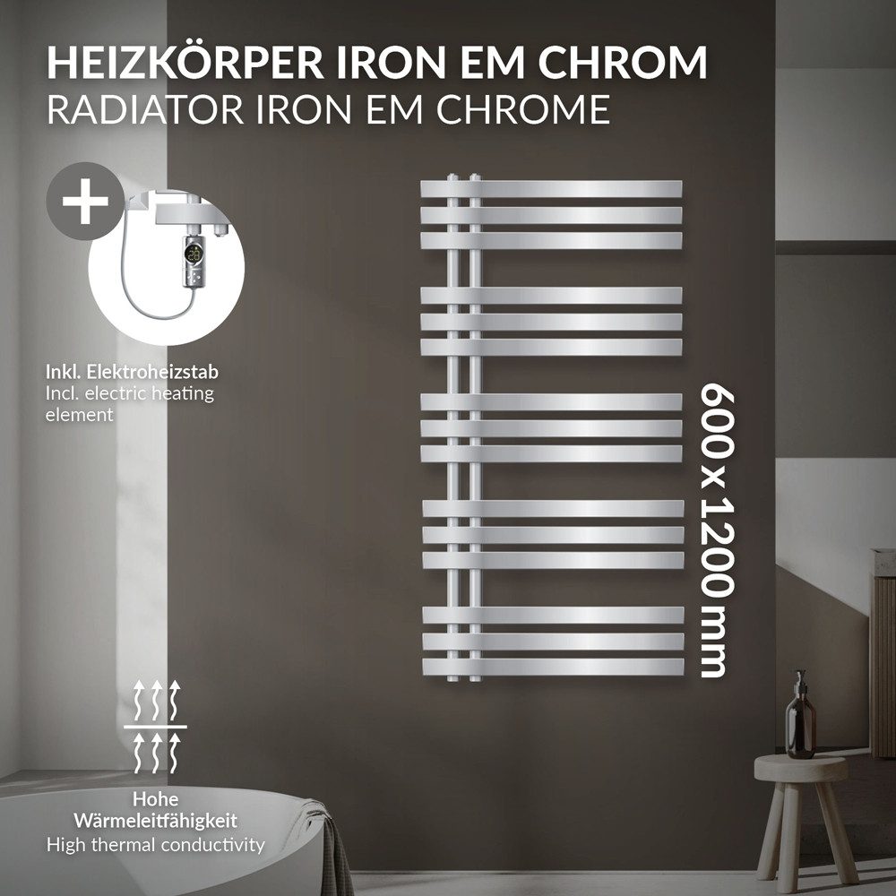 LuxeBath Badheizkörper Iron EM Heizkörper Handtuchtrockner günstig online kaufen