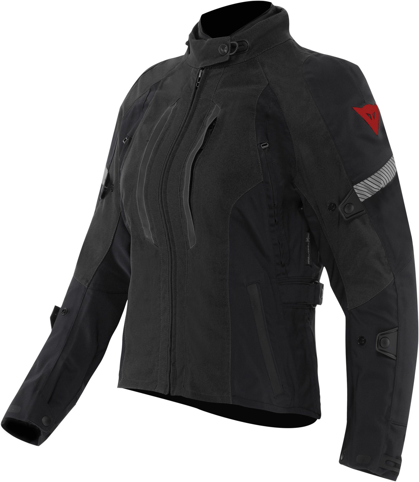 Dainese Motorradjacke Mangen Absoluteshell Pro Black wasserdichte Damen Motorrad Textiljack wasserdicht