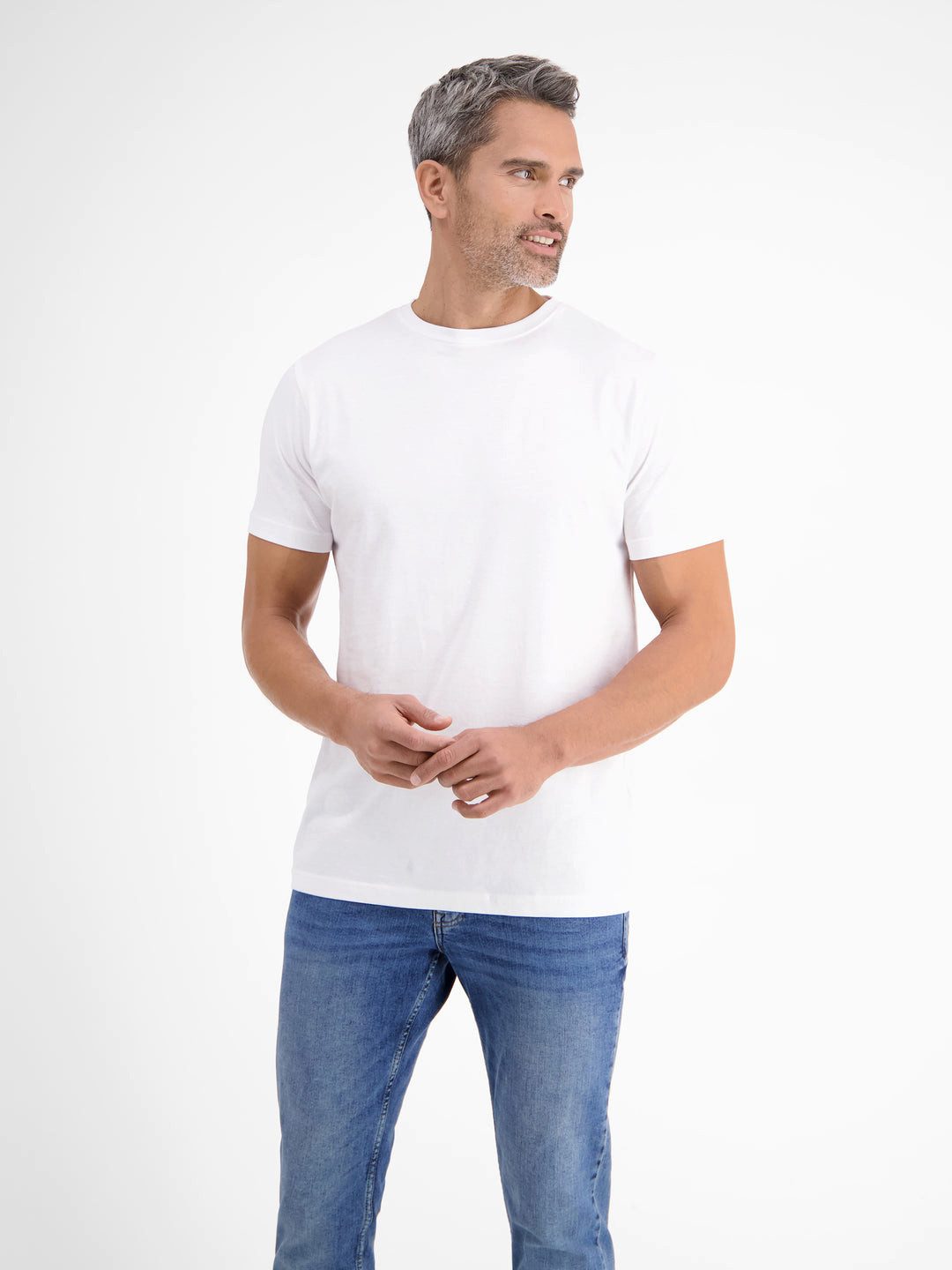 LERROS T-Shirt Basic in klassischer Optik im 4er Pack günstig online kaufen
