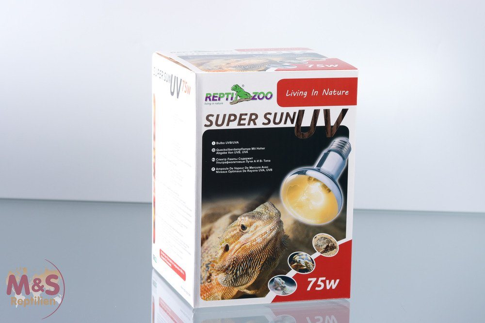 Thumbnail - ReptiZoo Terrarium ReptiZoo D3 Super Sun (UVA/UVB Lampe) 75 Watt (P80075) - kein Vorscha