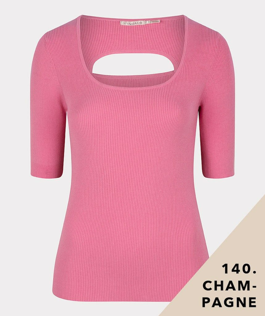 Esqualo Rundhalsshirt Rundhals T-Shirt für Damen (1-tlg., keine Angabe)