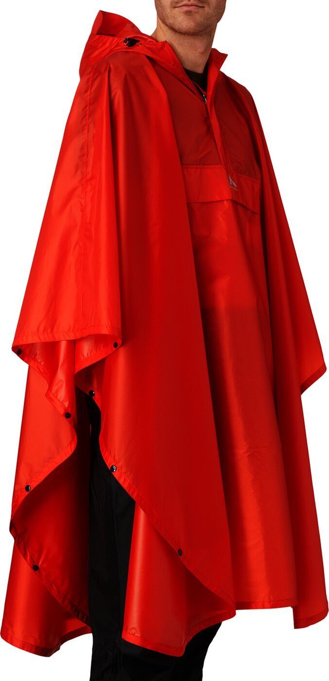 McKINLEY Regenjacke Ux.-Regenponcho Lambaol II ux RED