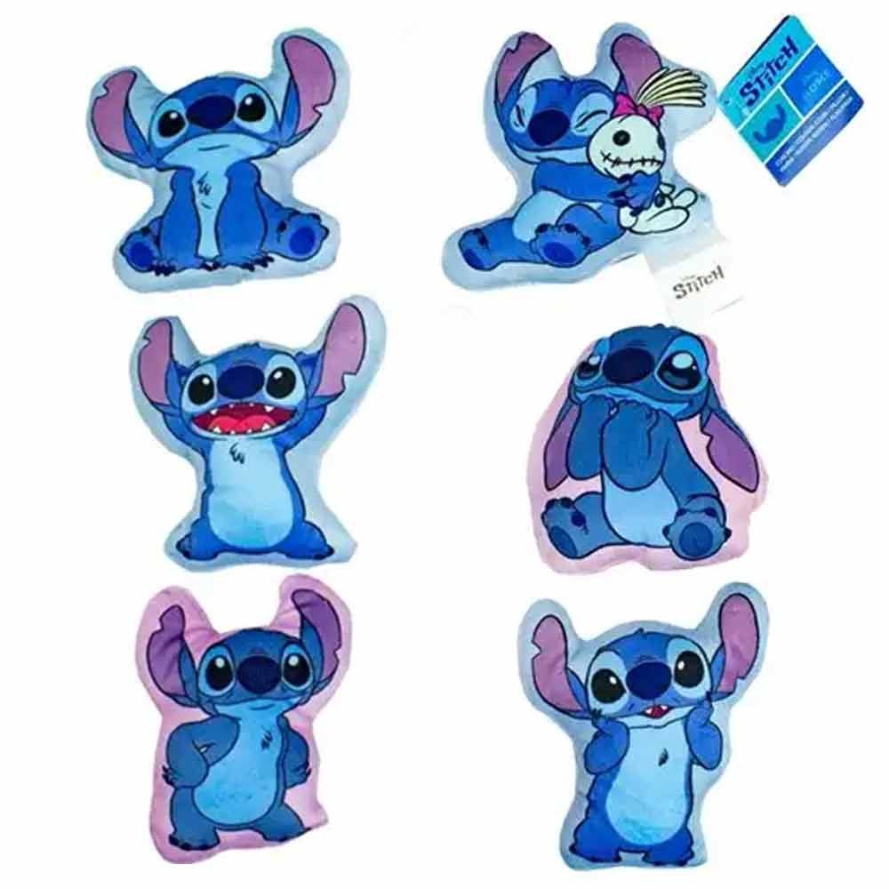Mister License Company Kuscheltier 6 Stück Lilo und Stitch Kissen Plüsch - ca. 15 cm (1-St)