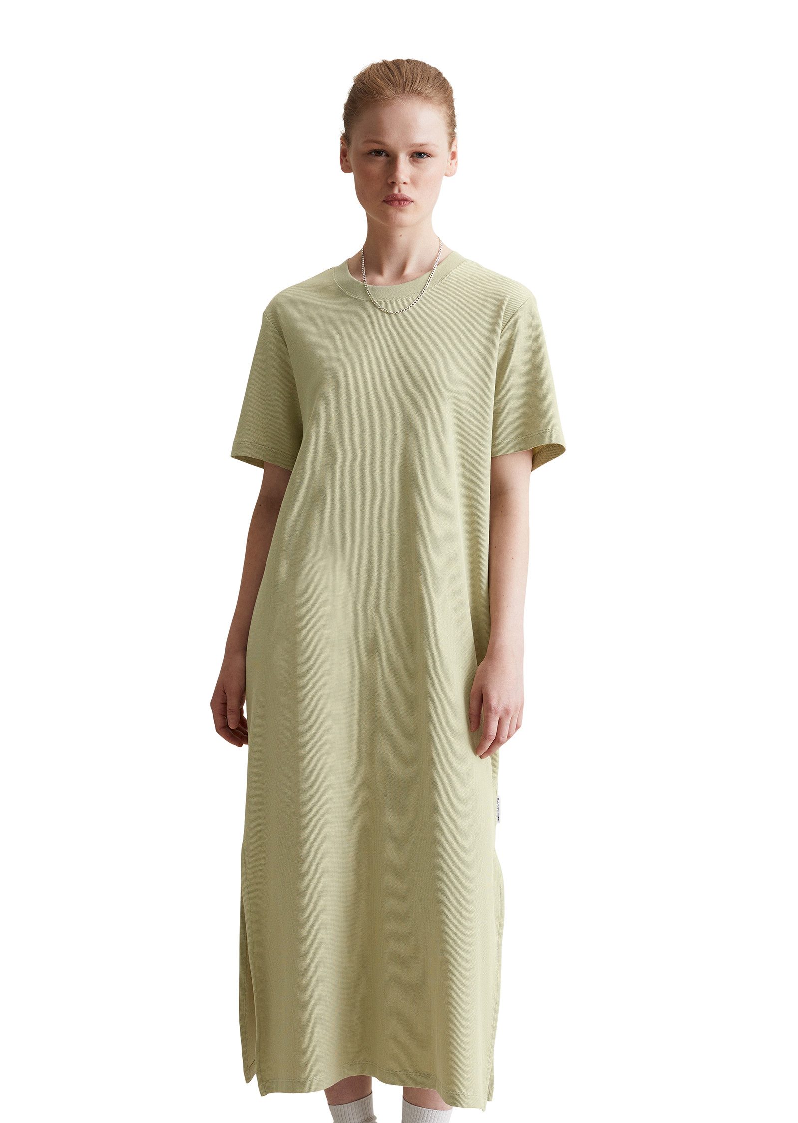 Marc O'Polo DENIM Jerseykleid aus gerippter Bio-Baumwolle