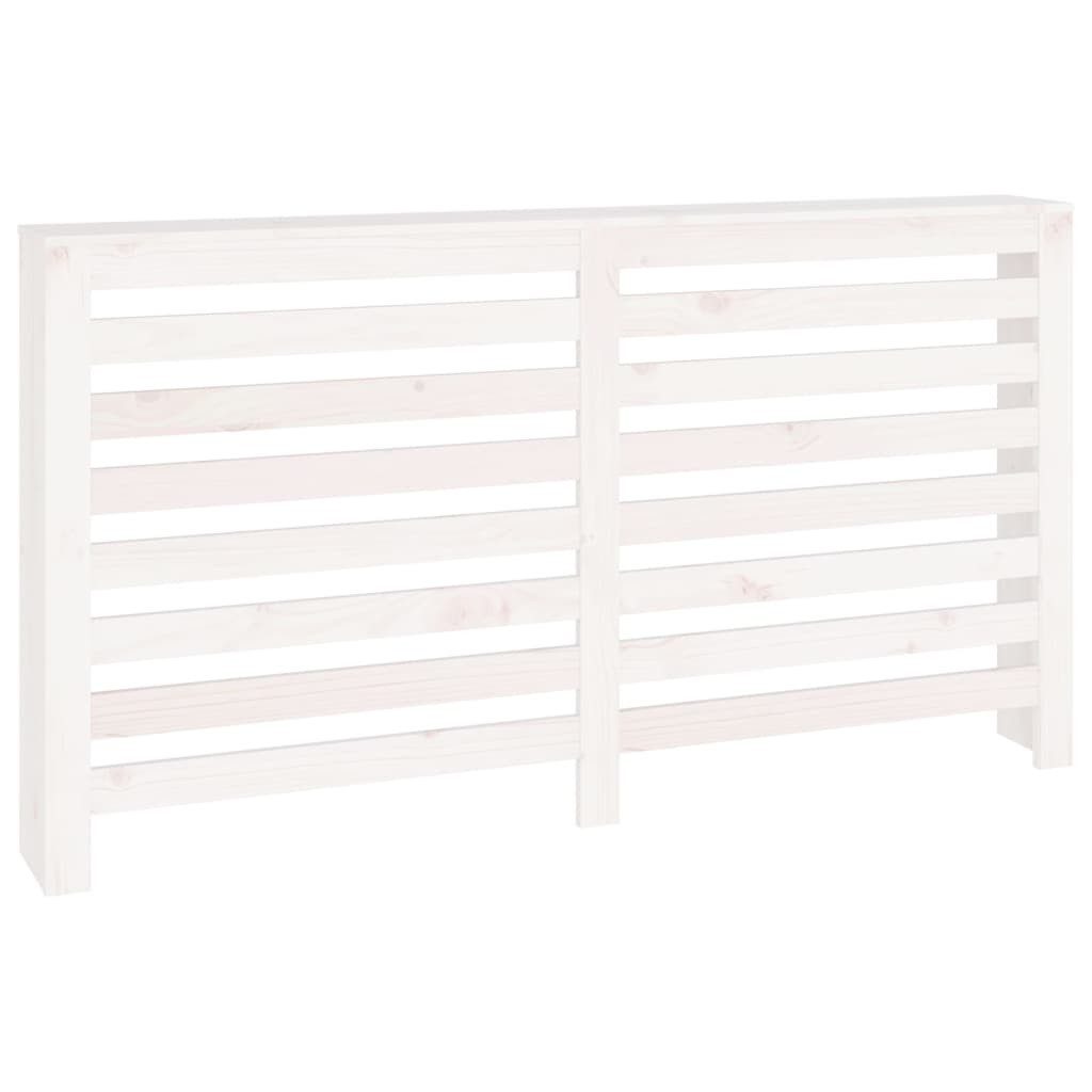 vidaXL Heizungsverkleidung, Heizkörperabdeckung Weiß 153x19x84 cm günstig online kaufen