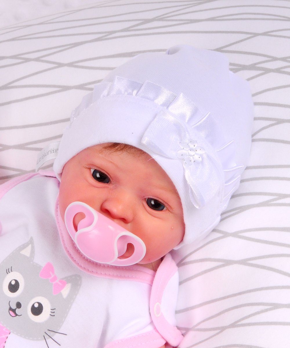 La Bortini Erstlingsmütze »Babymütze mit Rüschen Baby Mütze in Weiß 36 38  40 42 44 46 48 50 0Monate bis 3Jahre« online kaufen | OTTO