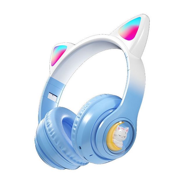 KREATE Kabellose Bluetooth-Kopfhörer Kinder Faltbar Bluetooth-Kopfhörer (Bluetooth 5.3, Multifunktionstaste, HD-Anruf, Kompatibel mit einer Vielzahl elektronischer Geräte, Bilaterales Stereo, leicht zu tragen, Lange Akkulaufzeit)