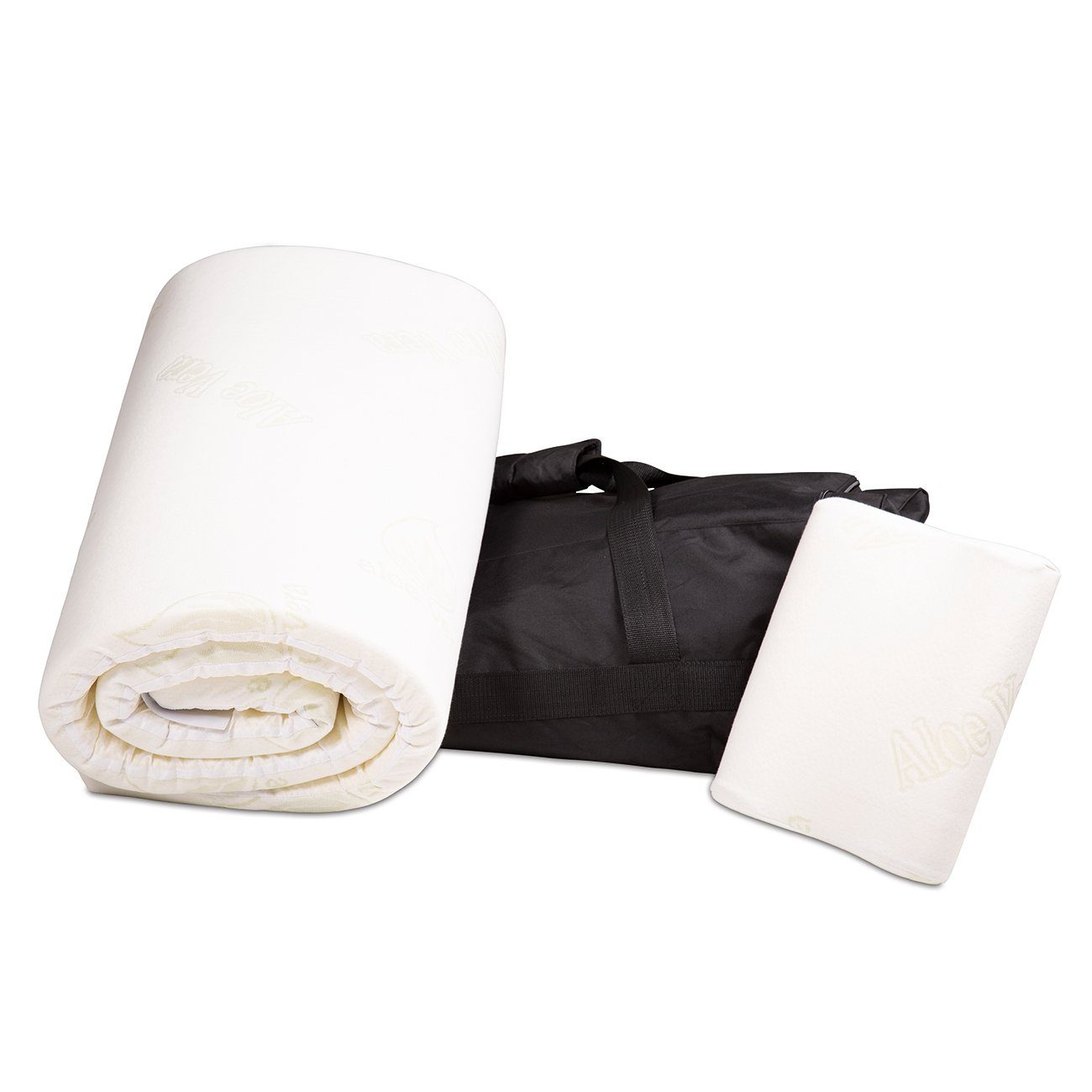 Matratzenauflage Reise-Set »Aloe Vera« Bestschlaf, inklusive Kopfkissen und Transporttasche